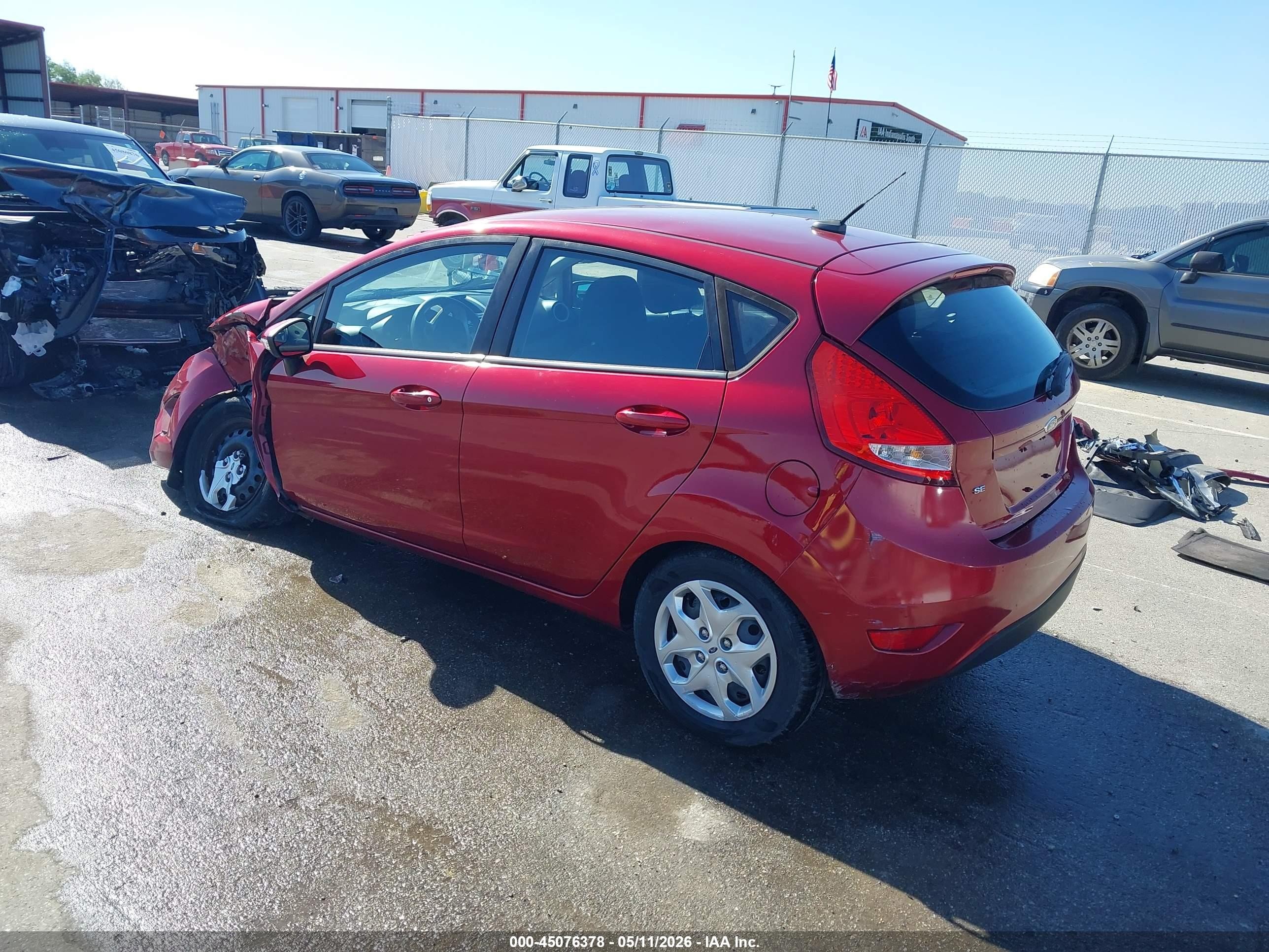 2013 Ford Fiesta Se Red vin: 3FADP4EJ0DM130830
