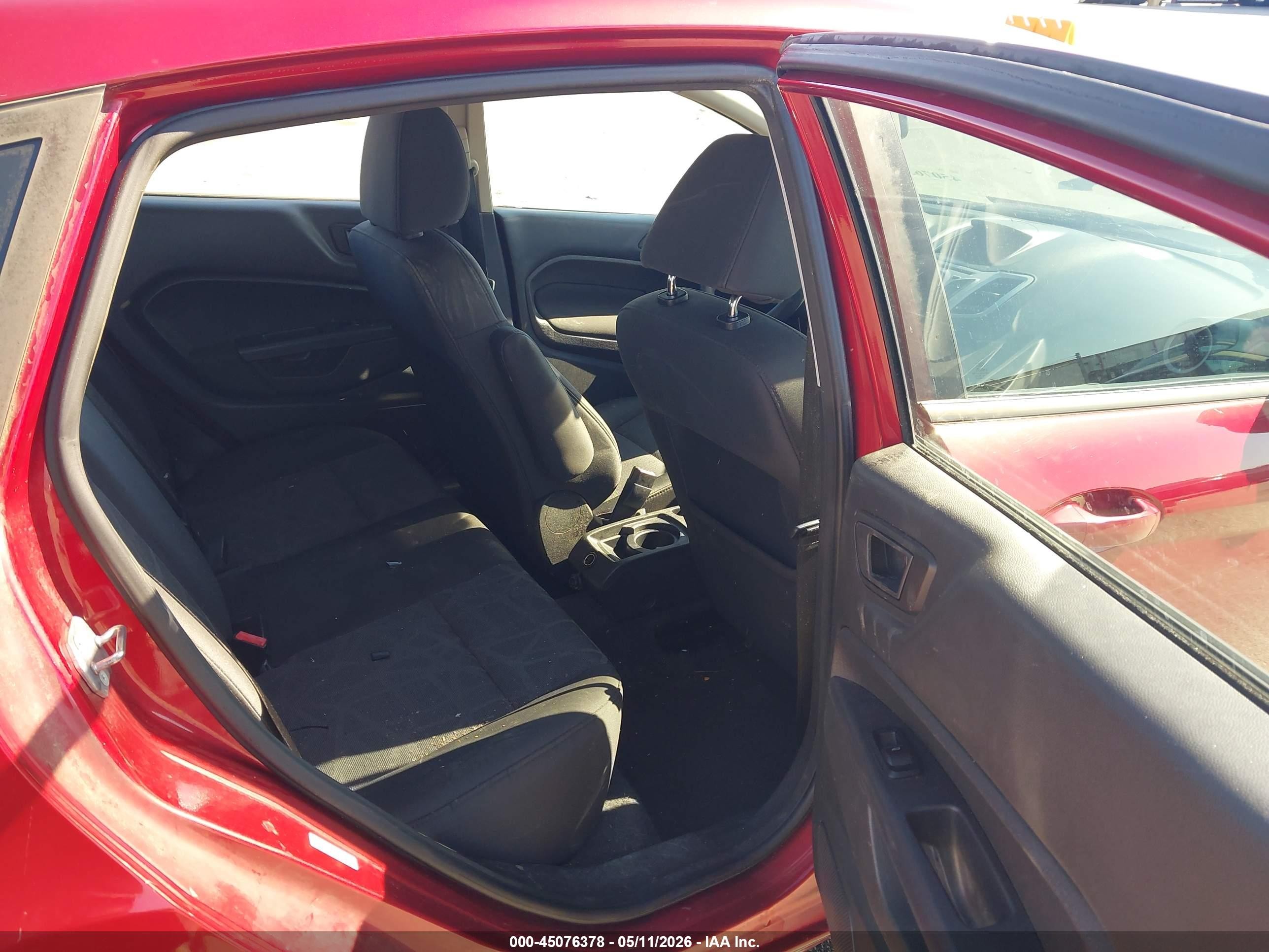 2013 Ford Fiesta Se Red vin: 3FADP4EJ0DM130830