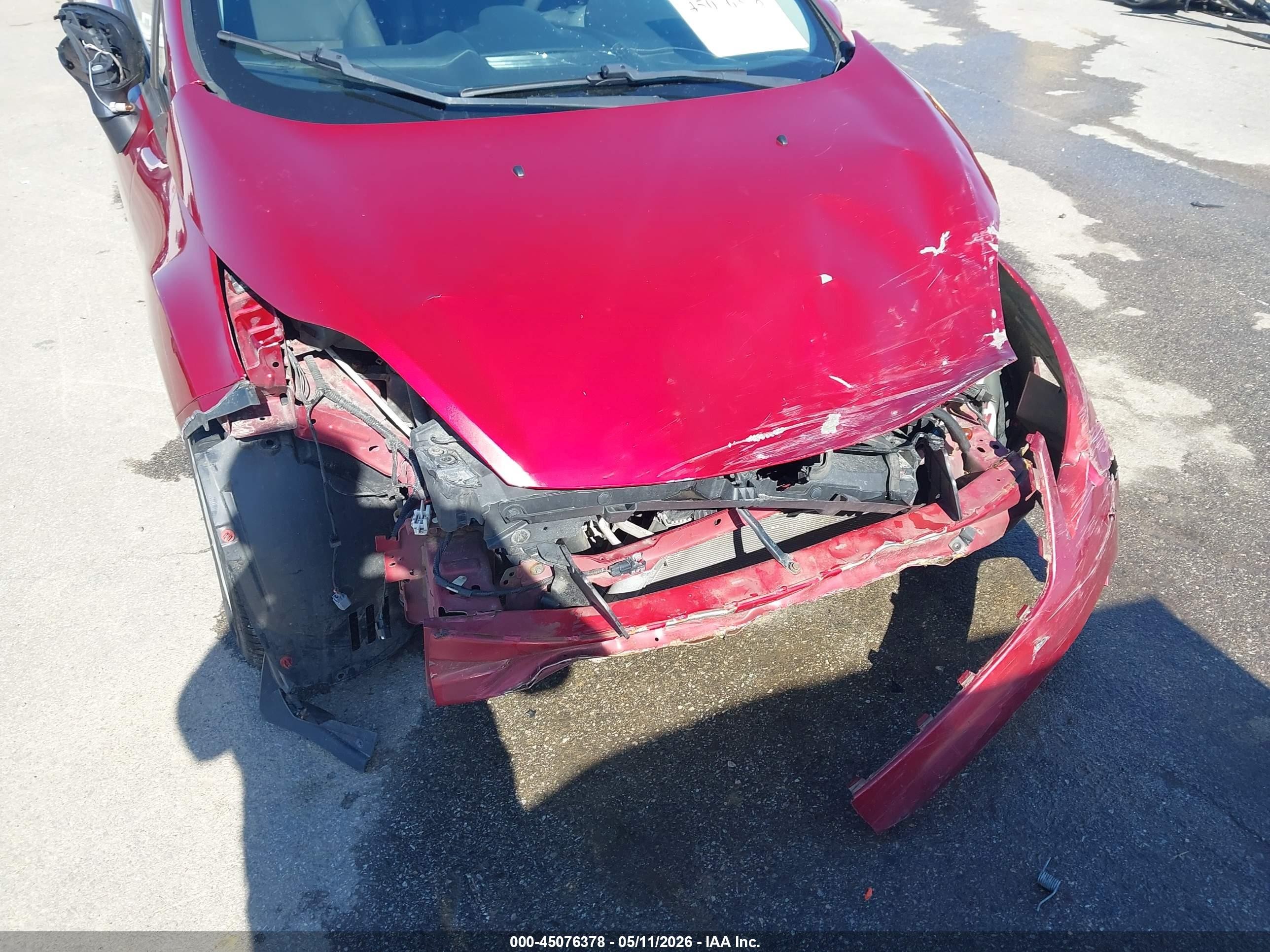 2013 Ford Fiesta Se Red vin: 3FADP4EJ0DM130830