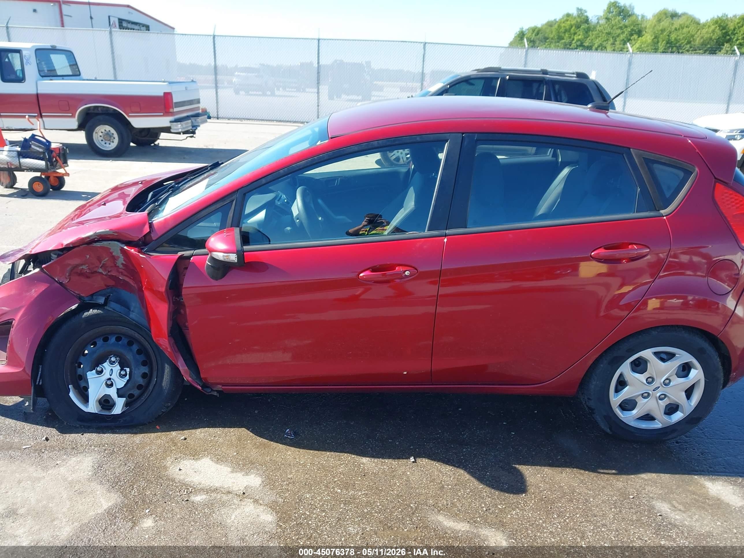 2013 Ford Fiesta Se Red vin: 3FADP4EJ0DM130830