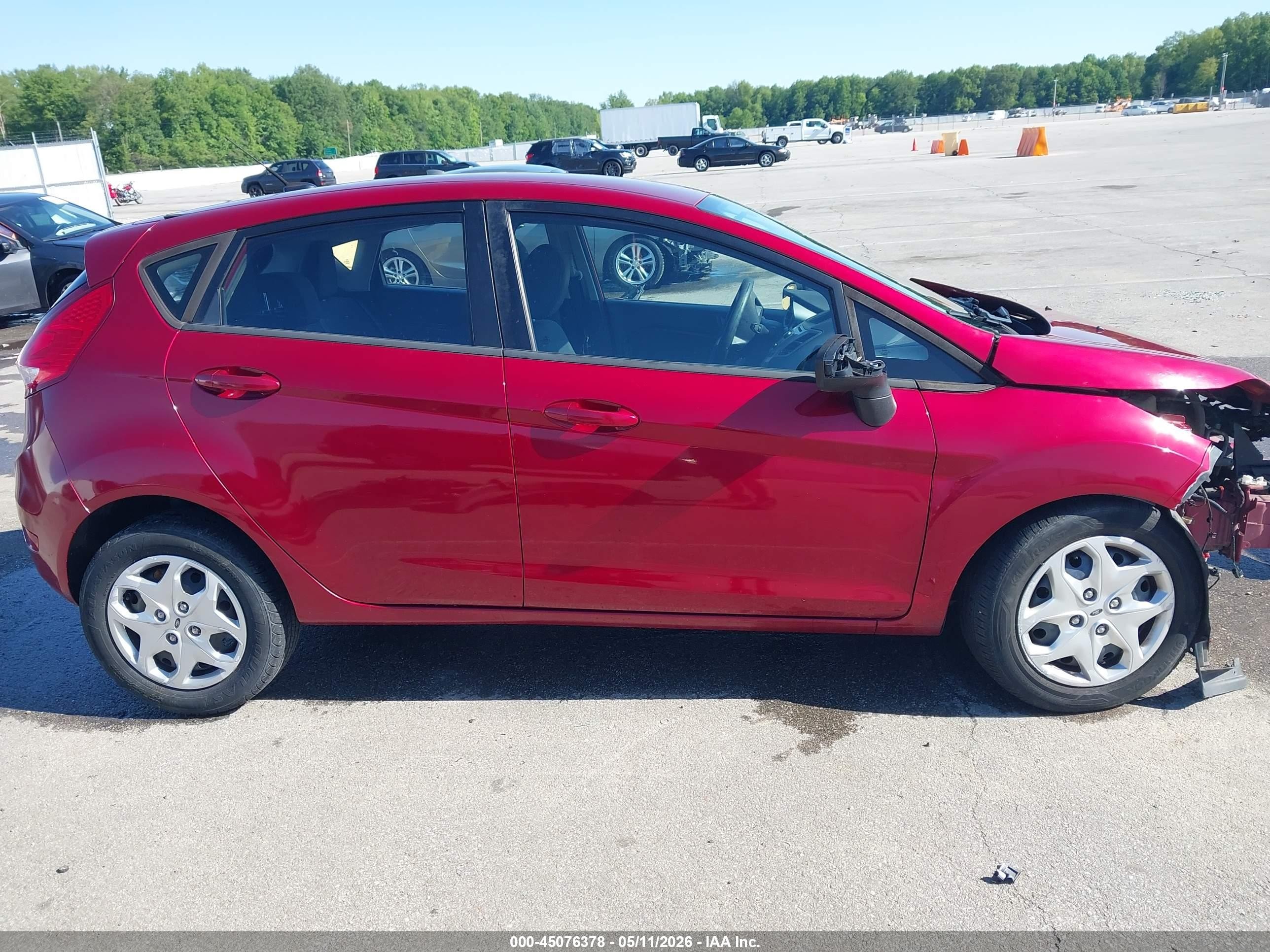 2013 Ford Fiesta Se Red vin: 3FADP4EJ0DM130830