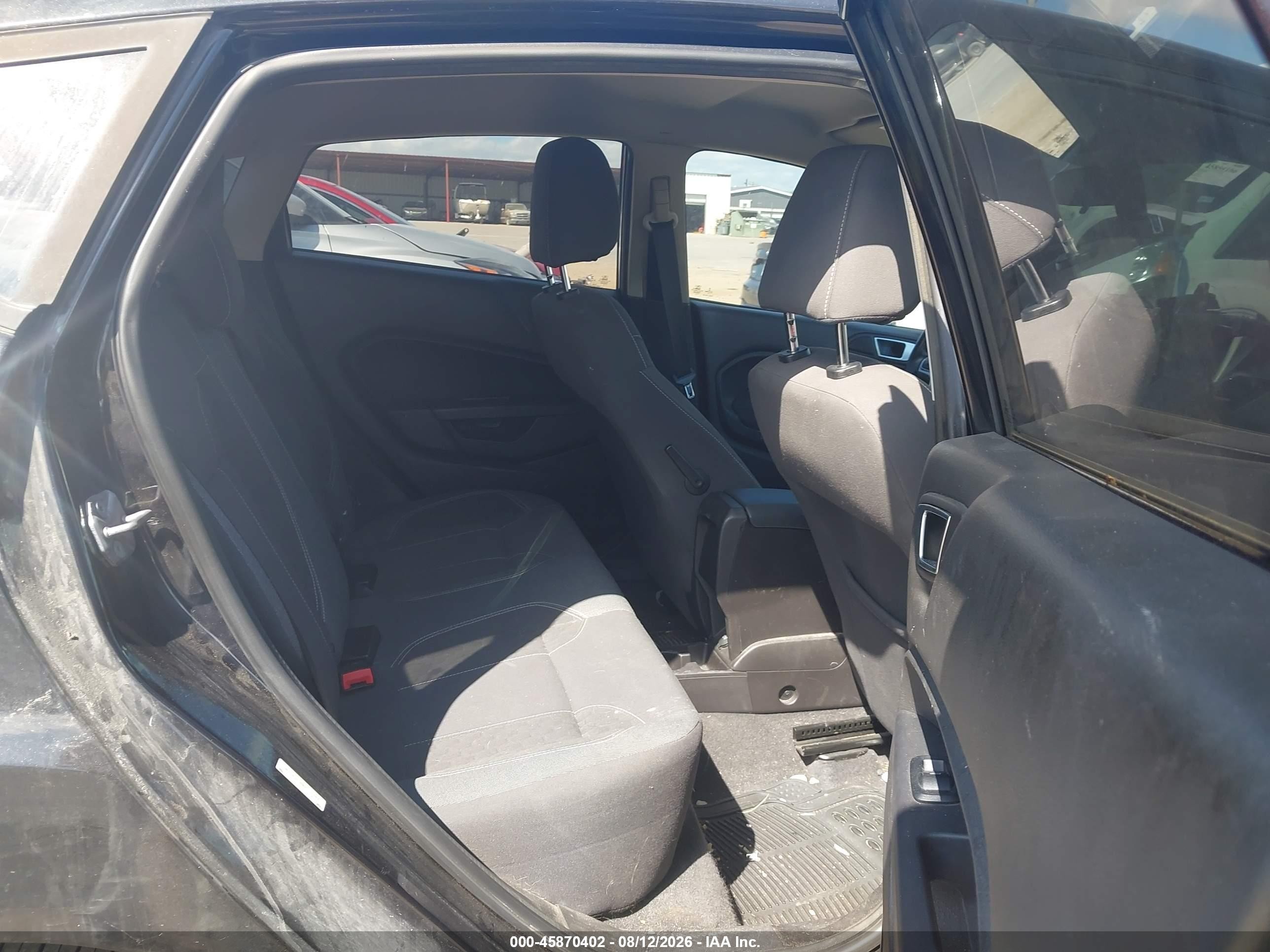 2014 Ford Fiesta Se Black vin: 3FADP4EJ0EM103757