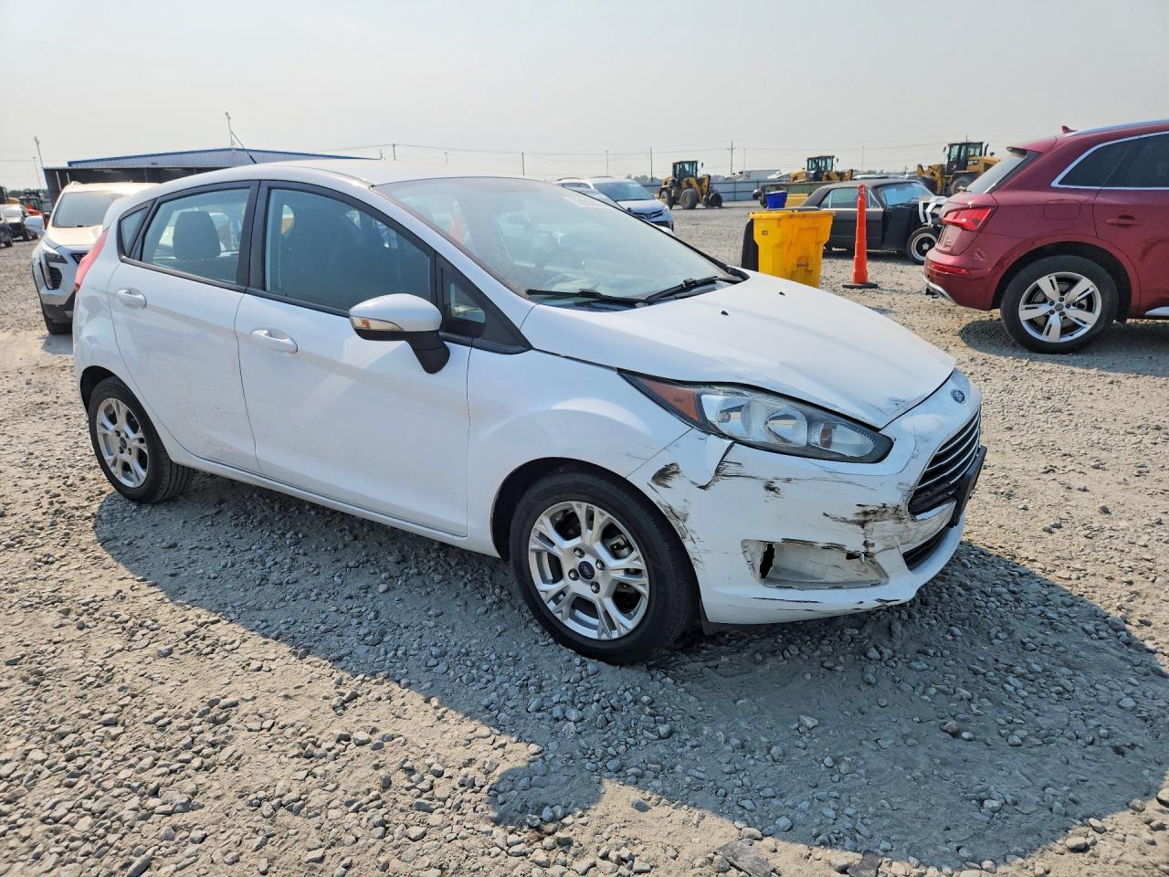 2014 Ford Fiesta Se White vin: 3FADP4EJ0EM107744