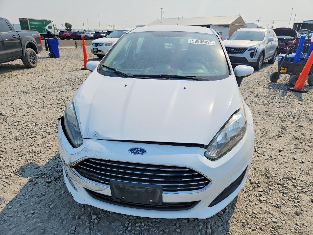 2014 Ford Fiesta Se White vin: 3FADP4EJ0EM107744