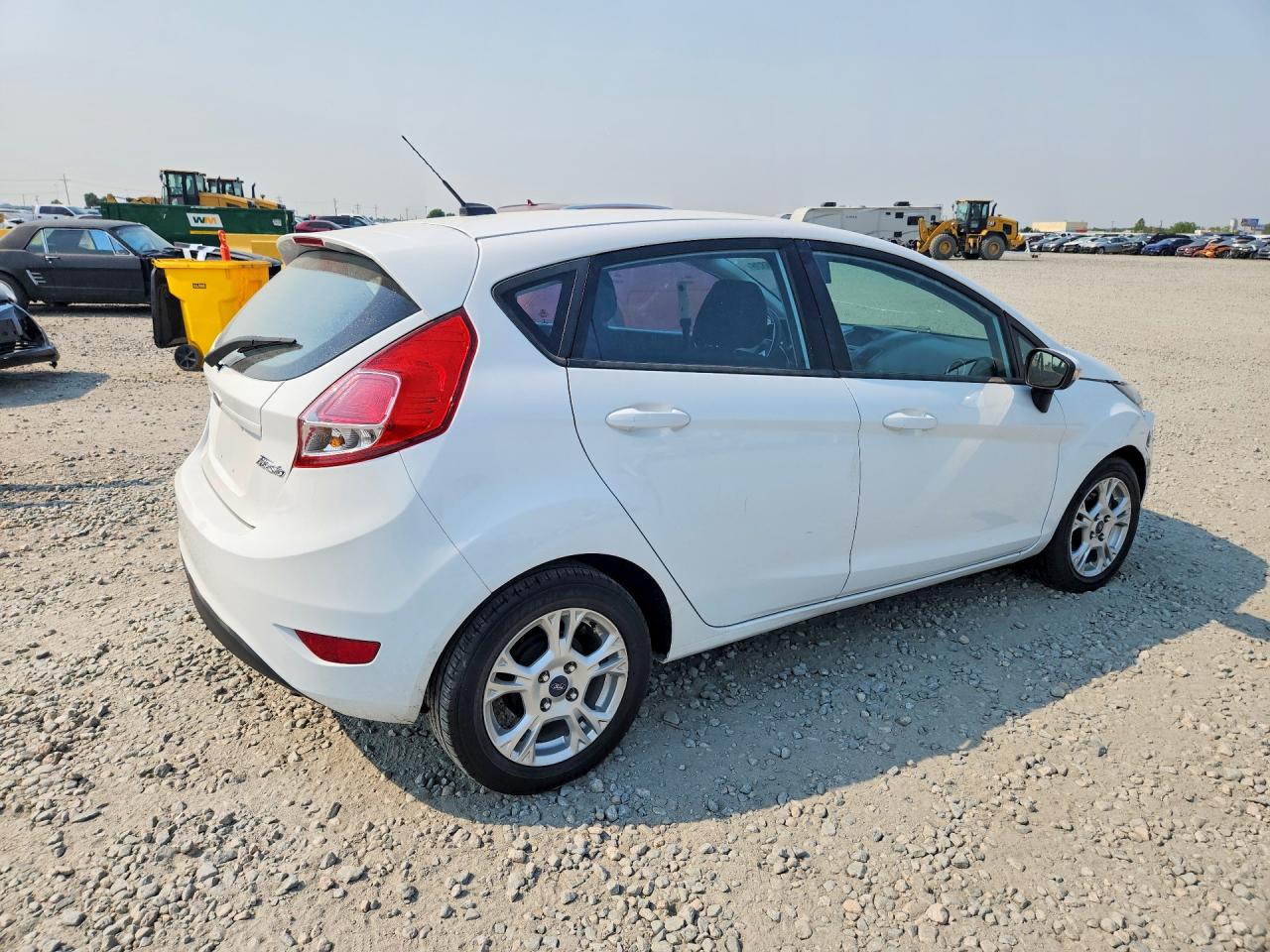 2014 Ford Fiesta Se White vin: 3FADP4EJ0EM107744