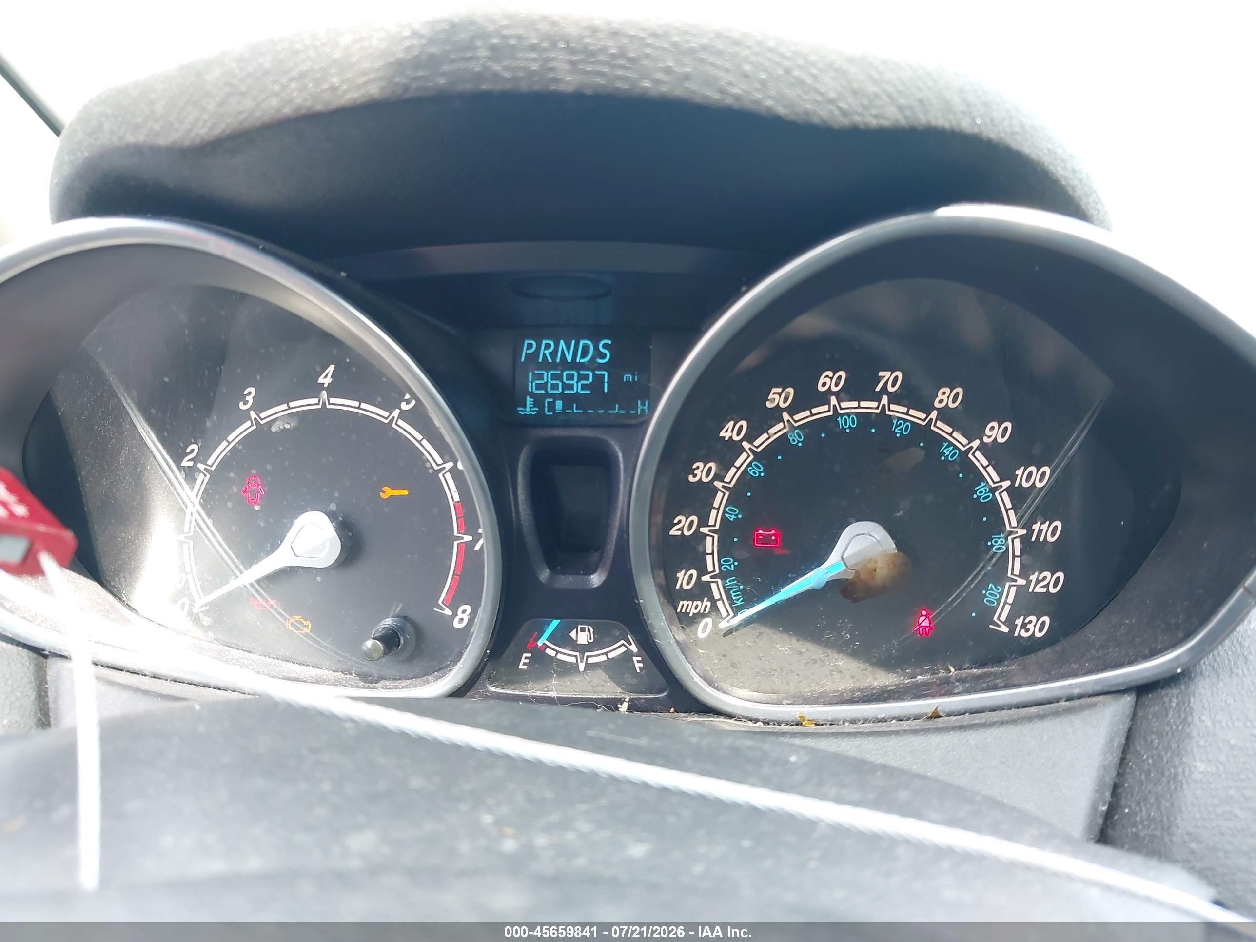 2014 Ford Fiesta Se Blue vin: 3FADP4EJ0EM227026