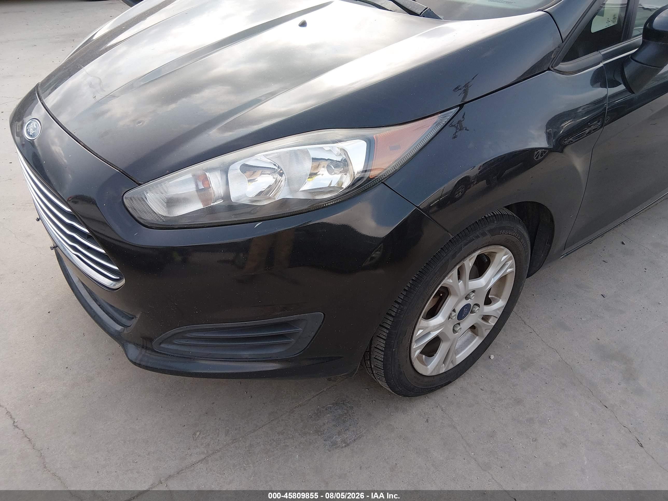 2015 Ford Fiesta Se Black vin: 3FADP4EJ0FM101525