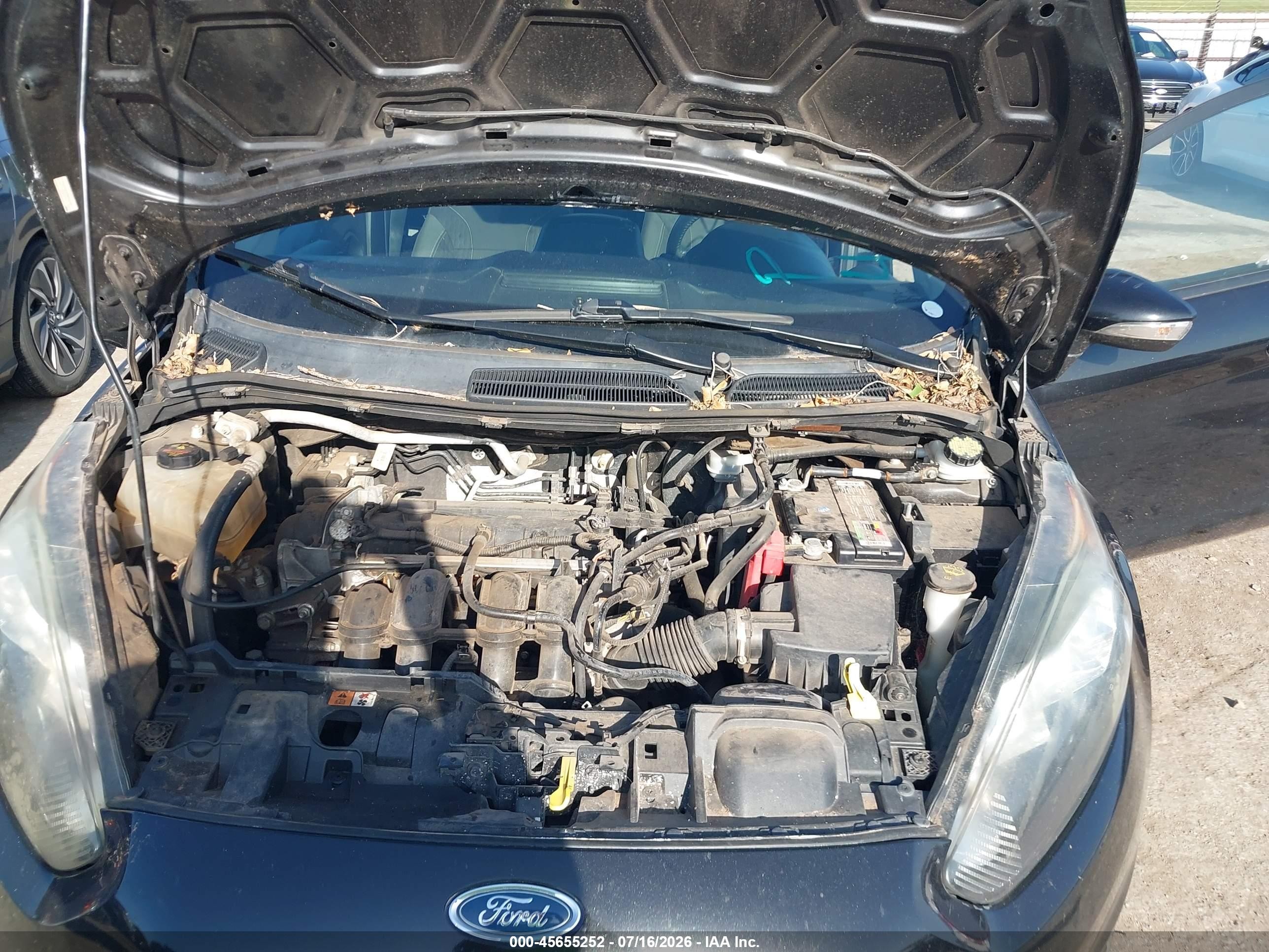 2015 Ford Fiesta Se Black vin: 3FADP4EJ0FM146755
