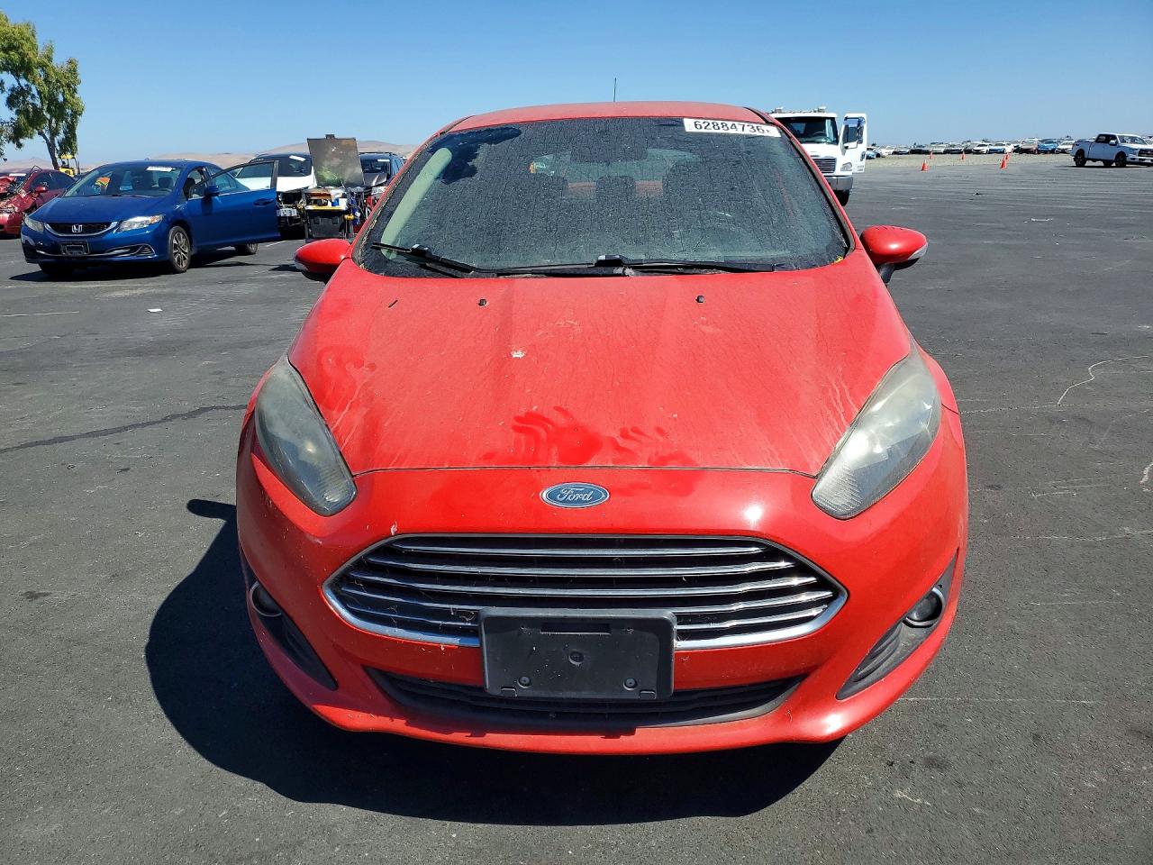 2015 Ford Fiesta Se Красный vin: 3FADP4EJ0FM162387