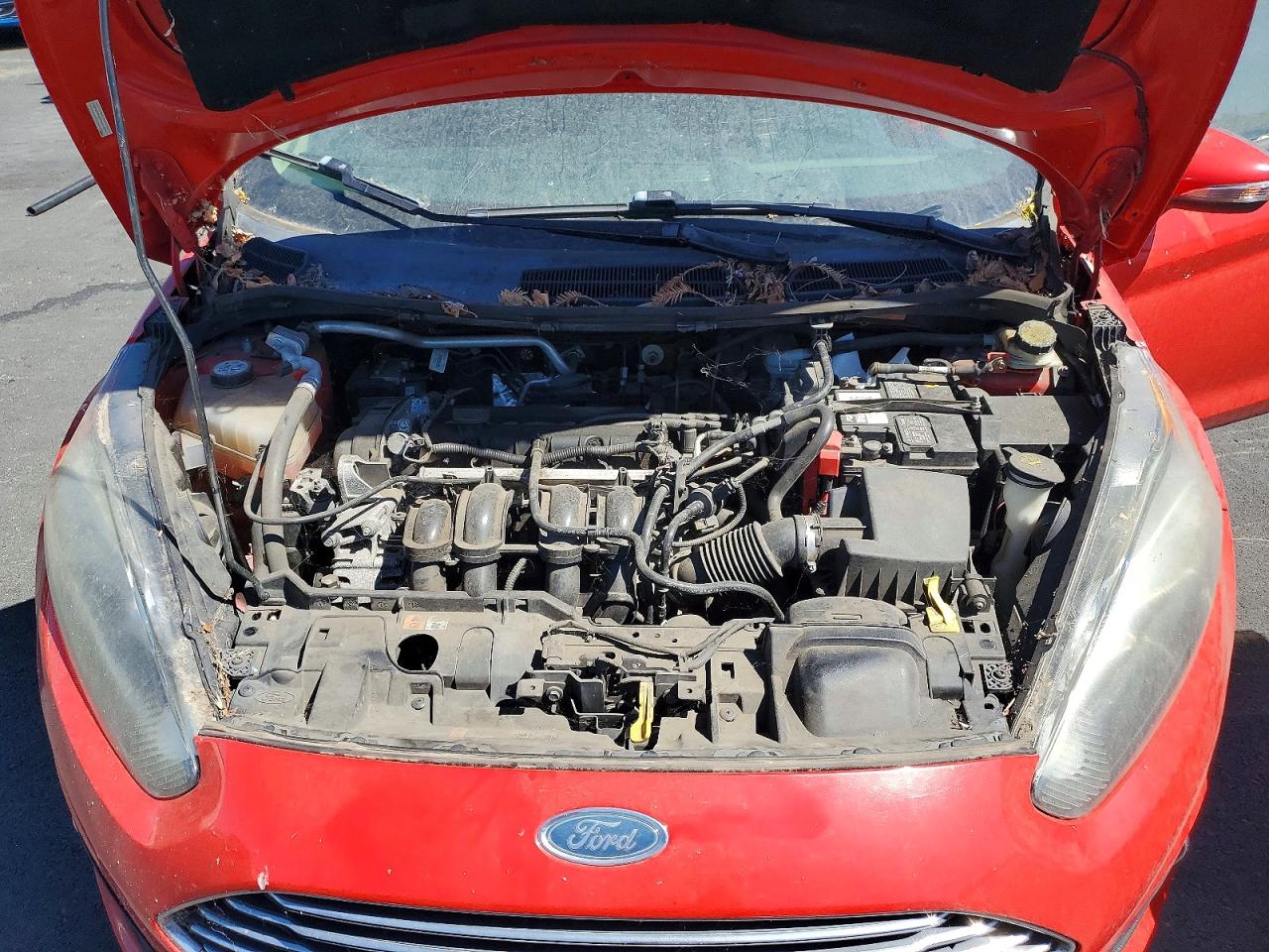 2015 Ford Fiesta Se Красный vin: 3FADP4EJ0FM162387