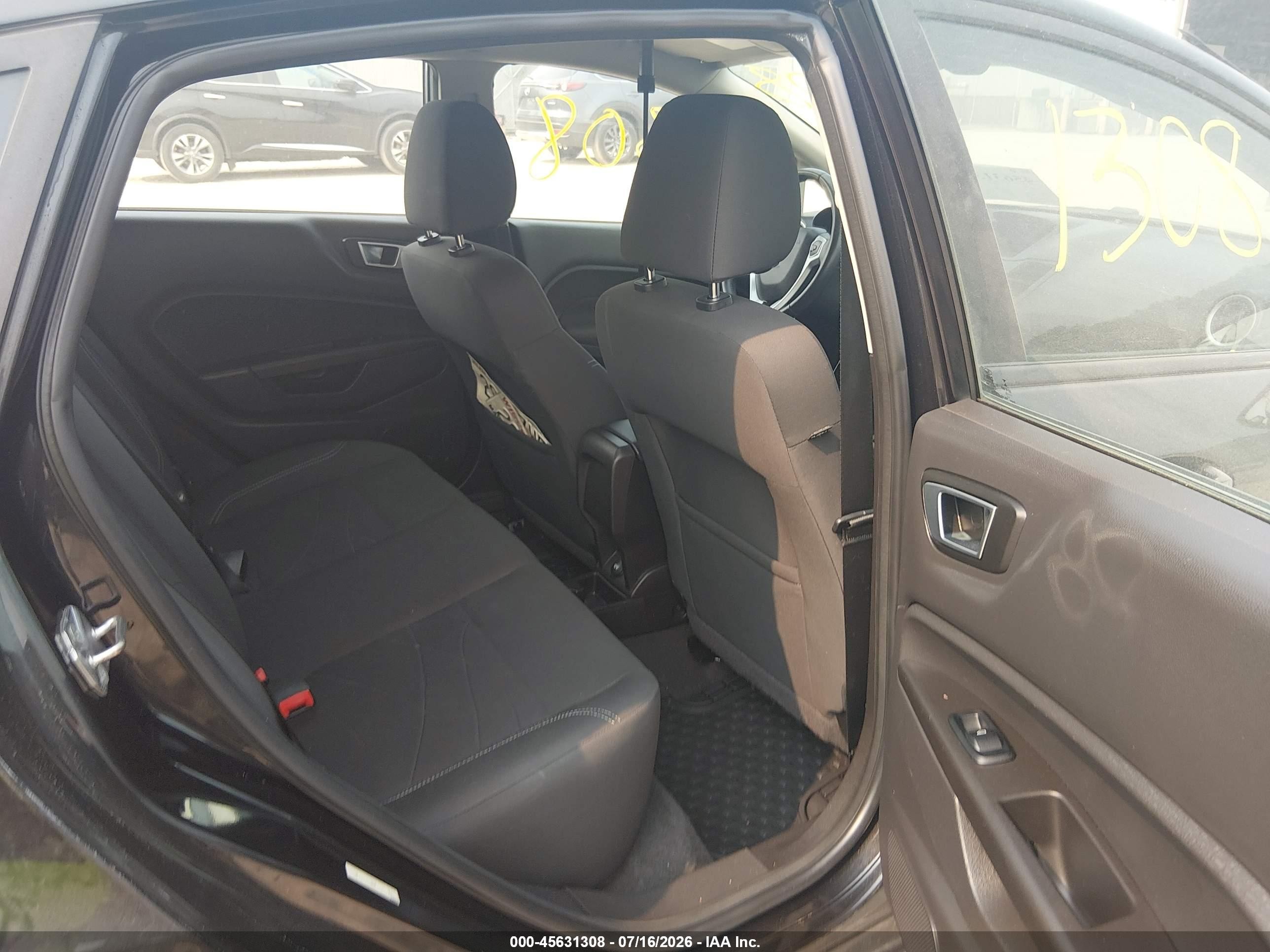 2015 Ford Fiesta Se Gray vin: 3FADP4EJ0FM187077