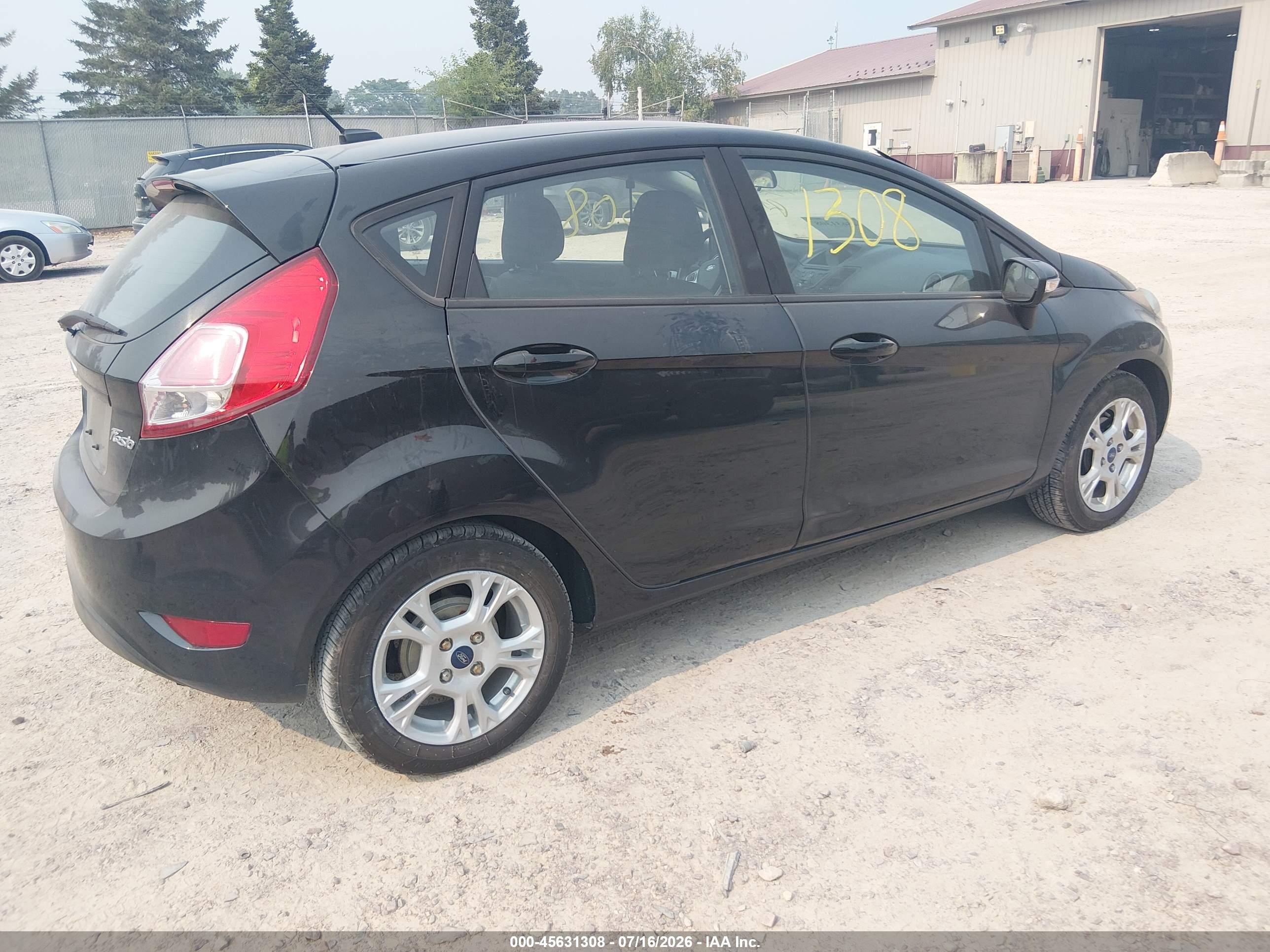 2015 Ford Fiesta Se Gray vin: 3FADP4EJ0FM187077
