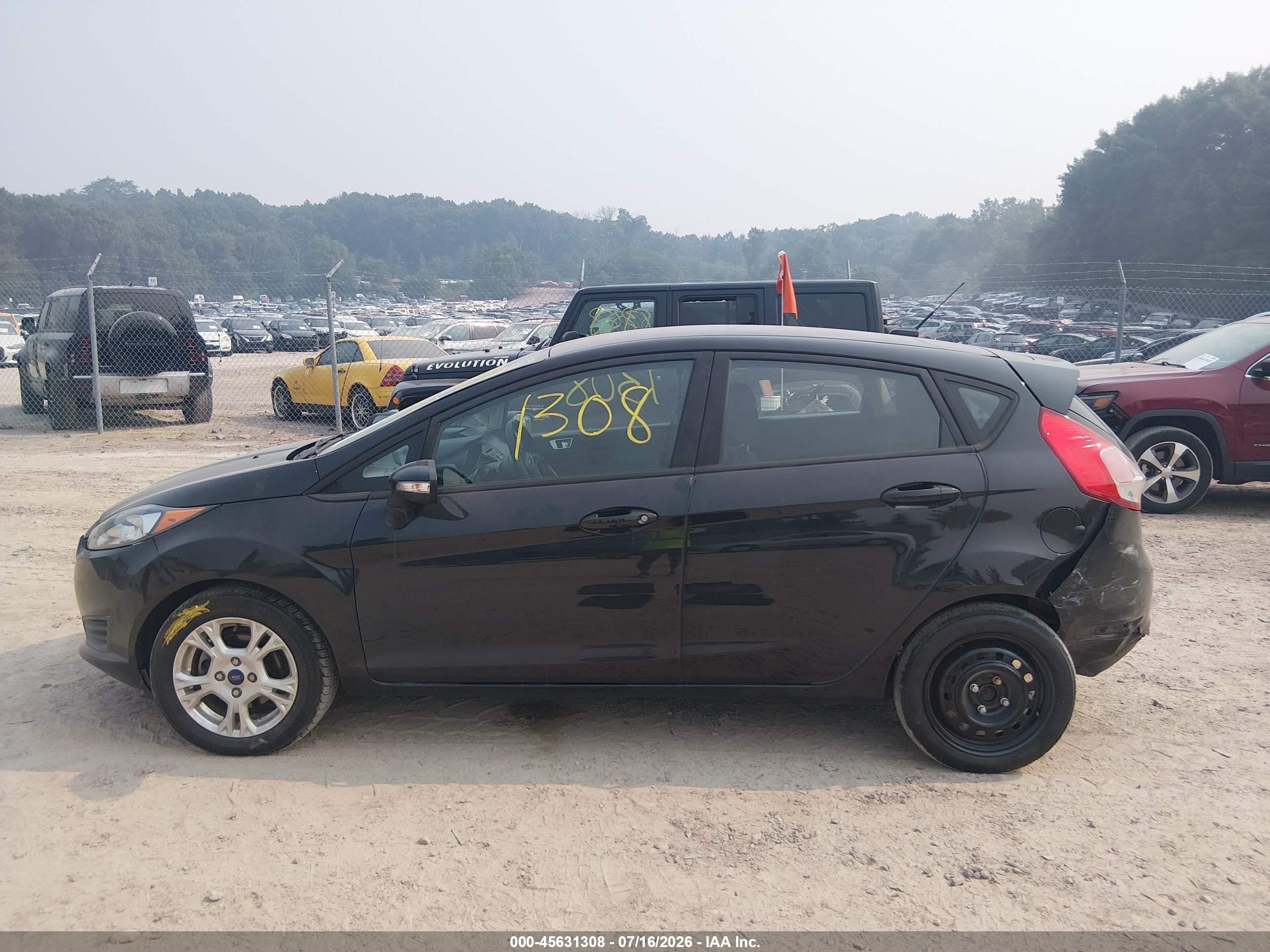 2015 Ford Fiesta Se Gray vin: 3FADP4EJ0FM187077