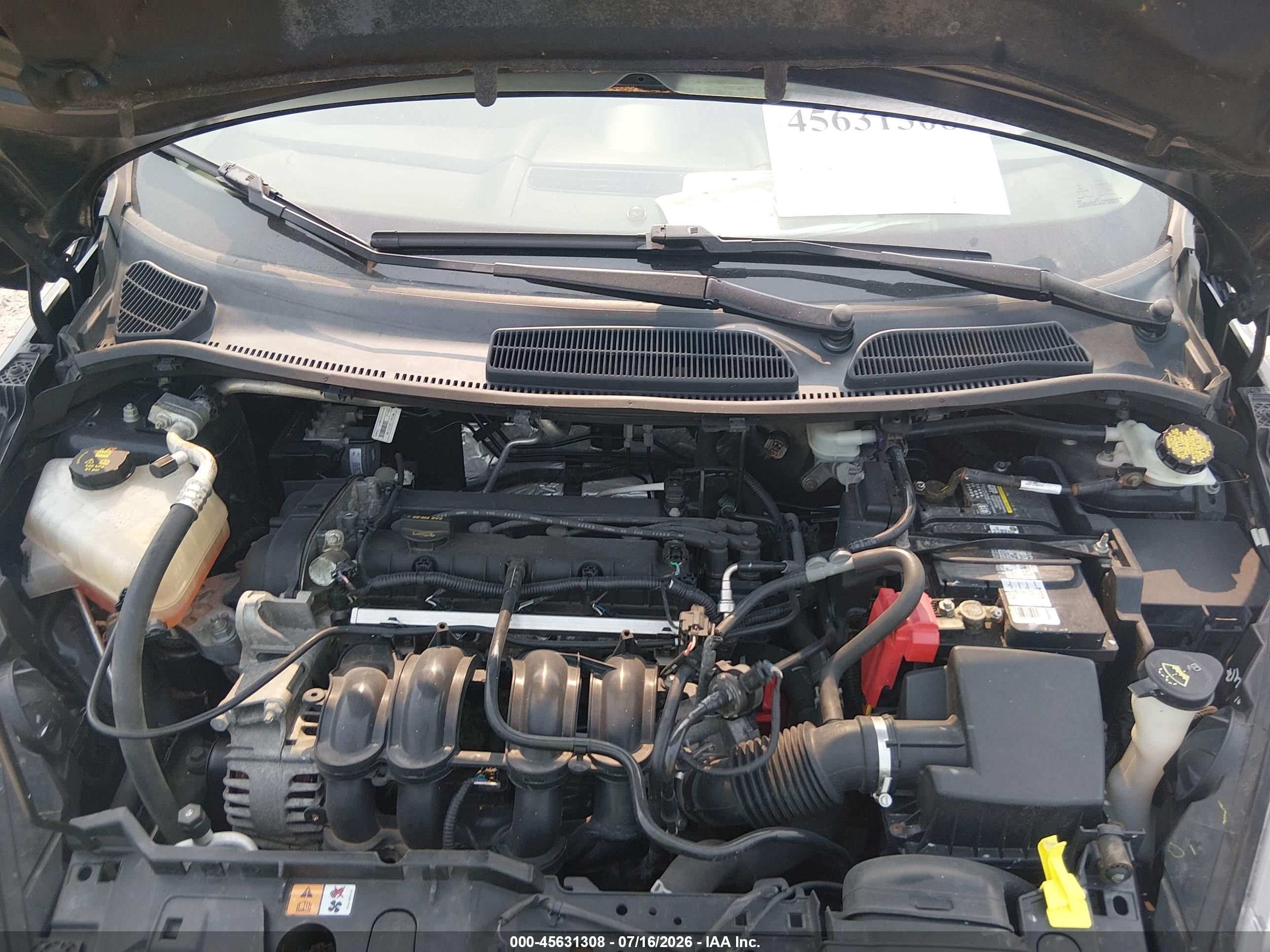 2015 Ford Fiesta Se Gray vin: 3FADP4EJ0FM187077