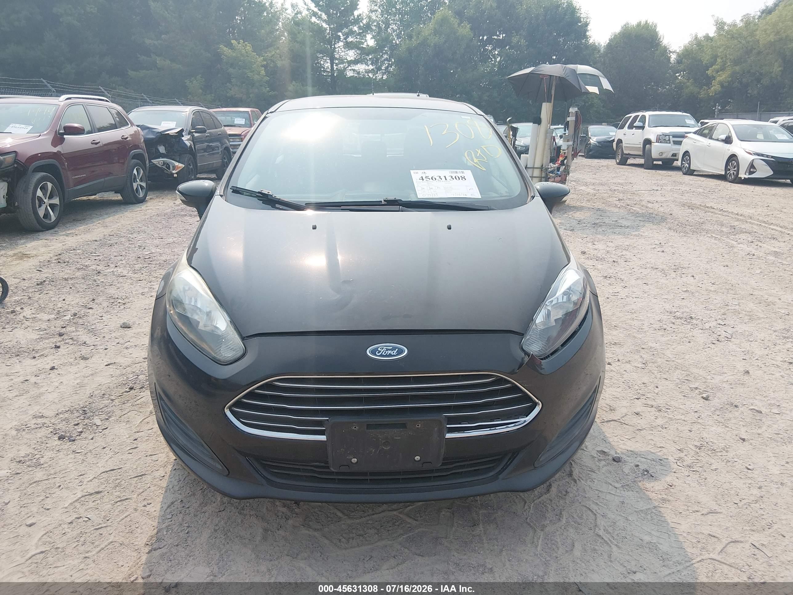 2015 Ford Fiesta Se Gray vin: 3FADP4EJ0FM187077