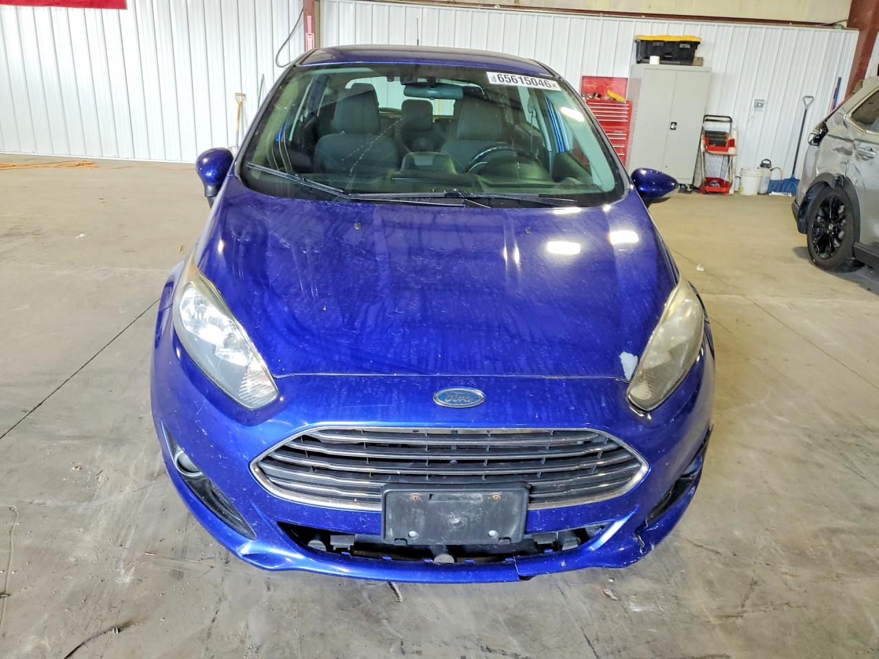 2015 Ford Fiesta Se Blue vin: 3FADP4EJ0FM196765
