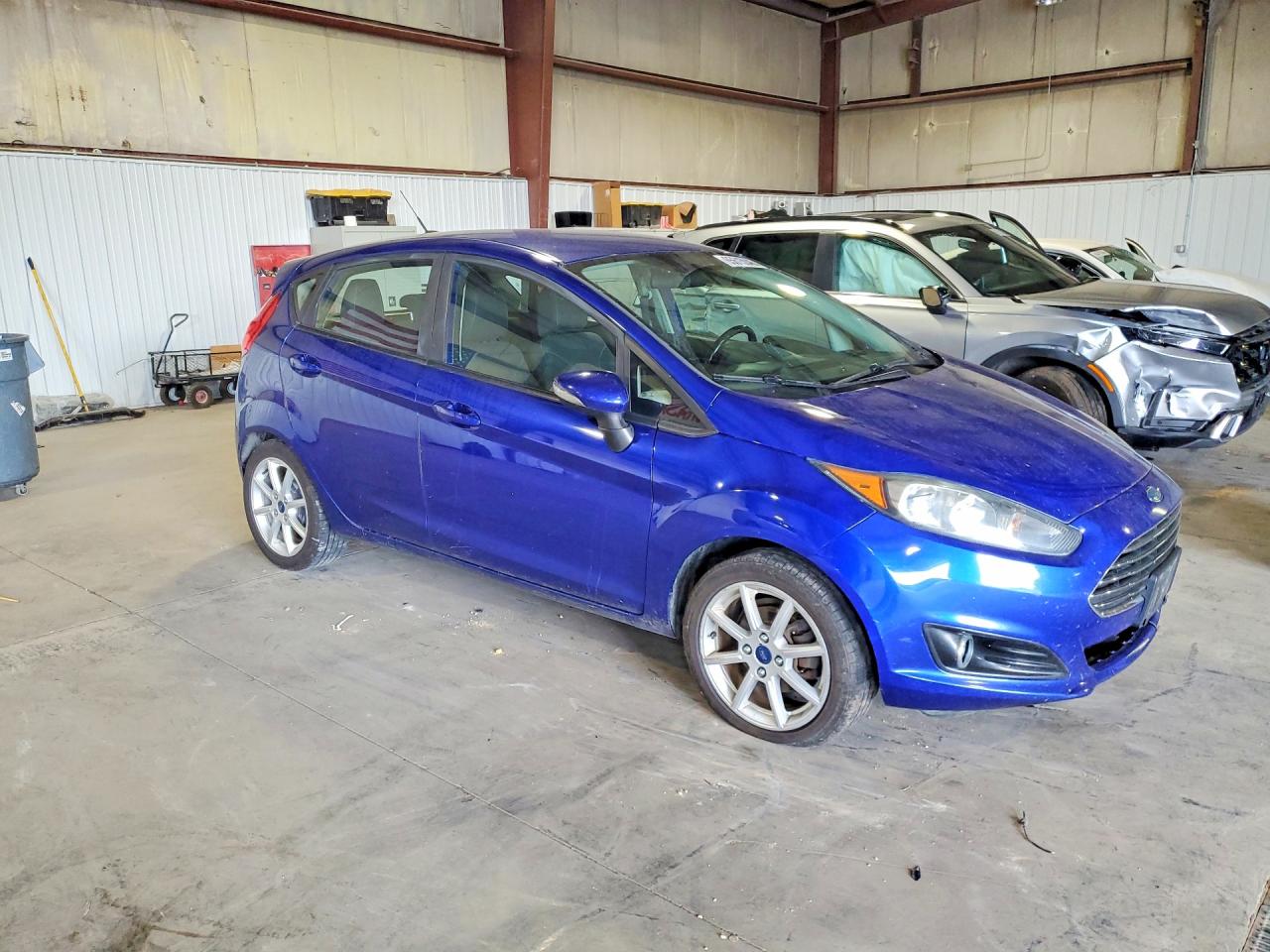 2015 Ford Fiesta Se Blue vin: 3FADP4EJ0FM196765