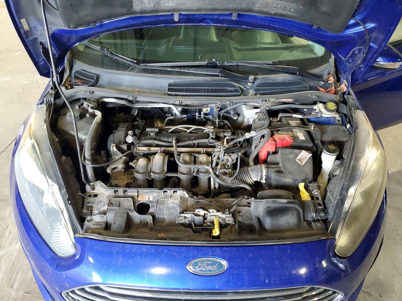 2015 Ford Fiesta Se Blue vin: 3FADP4EJ0FM196765