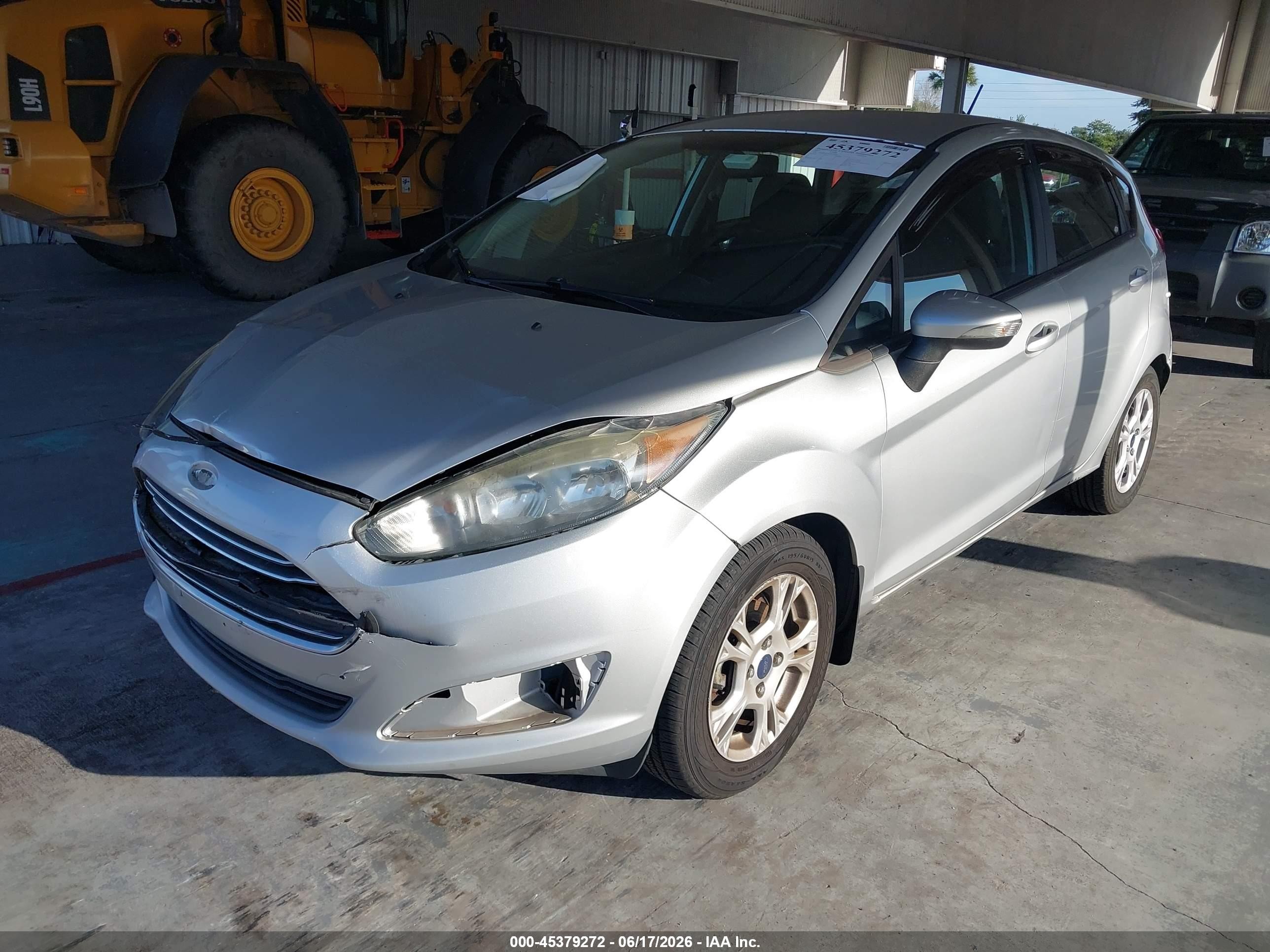 2015 Ford Fiesta Se Silver vin: 3FADP4EJ0FM211636