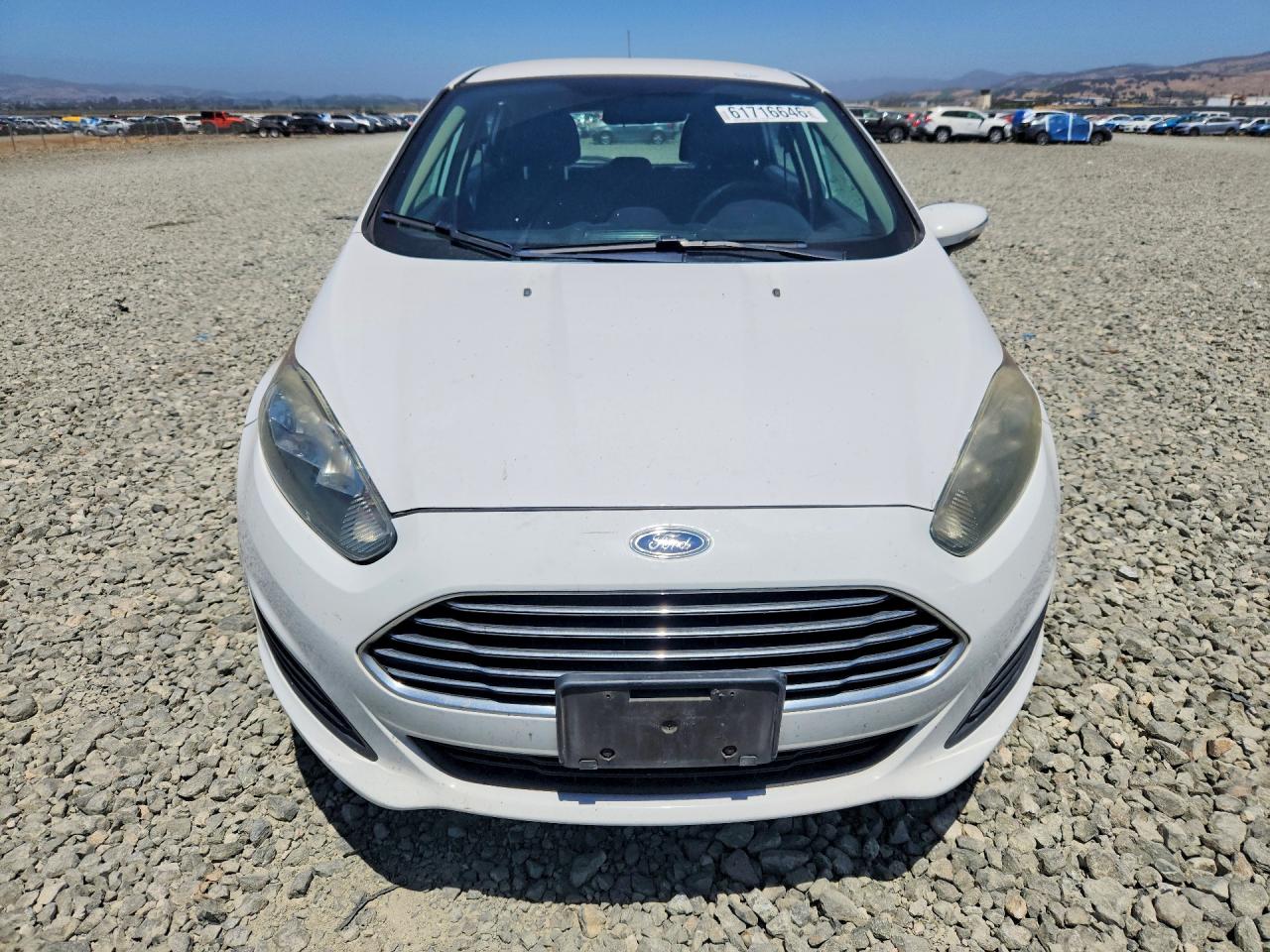 2015 Ford Fiesta Se White vin: 3FADP4EJ0FM217050