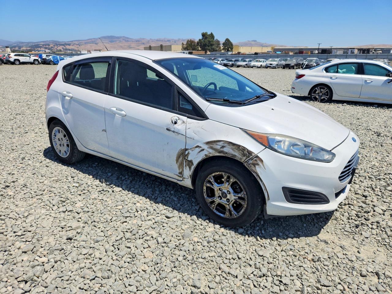 2015 Ford Fiesta Se White vin: 3FADP4EJ0FM217050