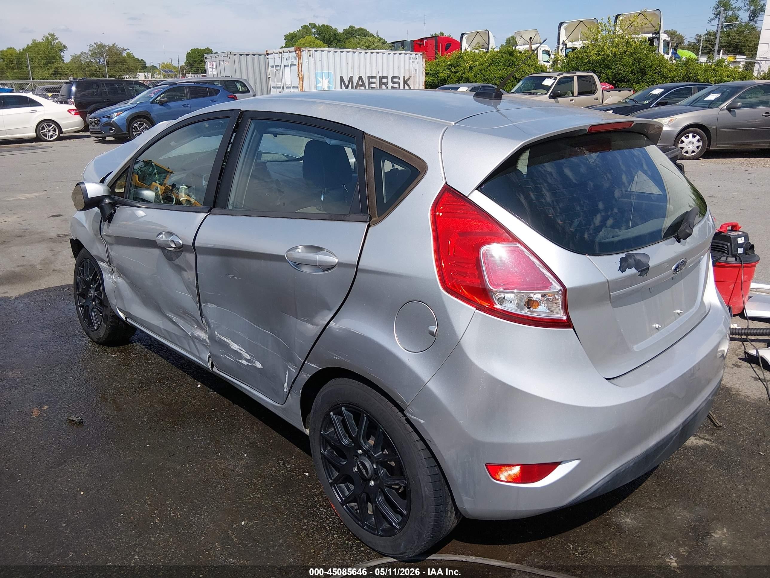 2016 Ford Fiesta Se Gray vin: 3FADP4EJ0GM157885