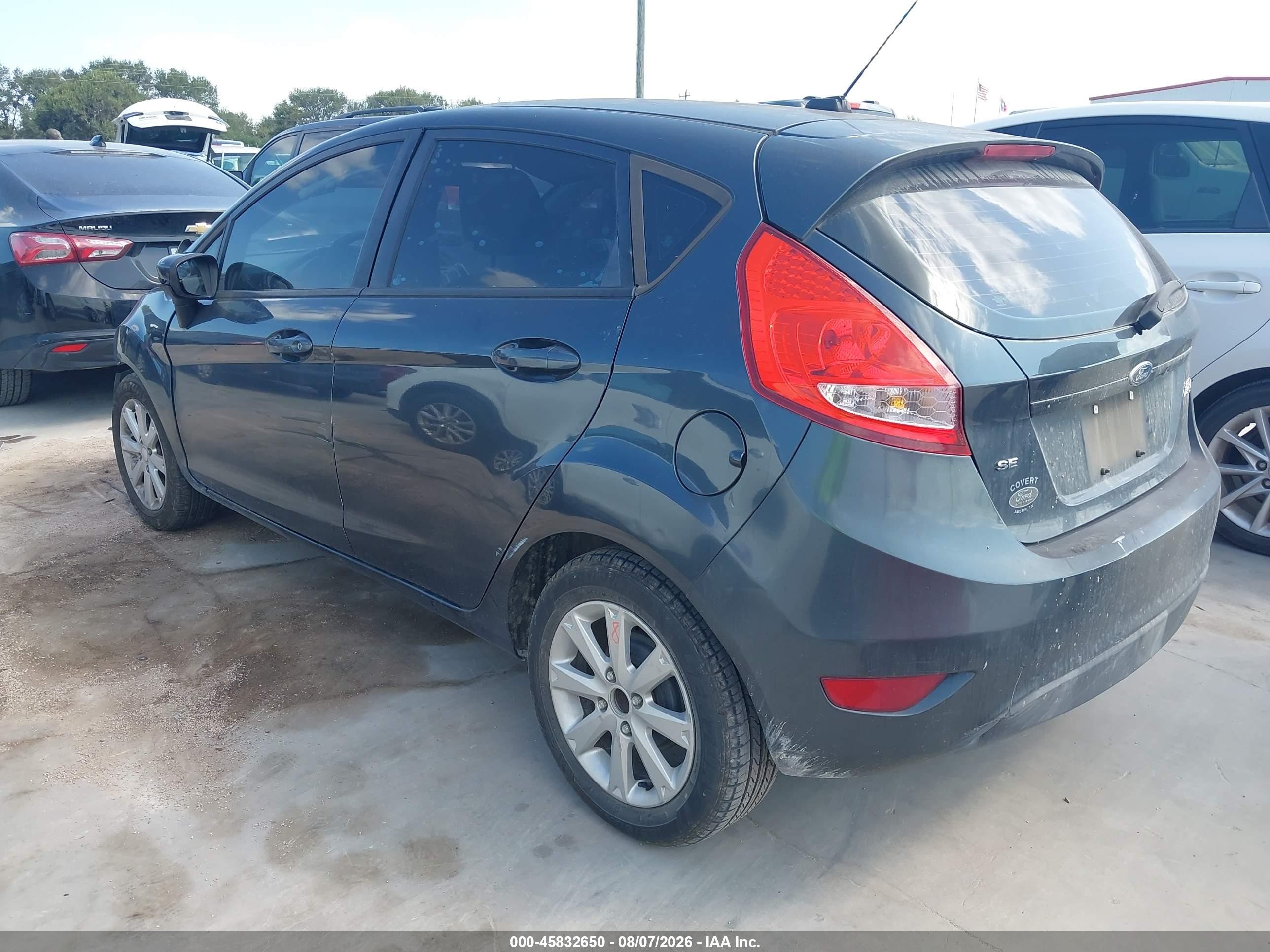 2011 Ford Fiesta Se Blue vin: 3FADP4EJ1BM145205
