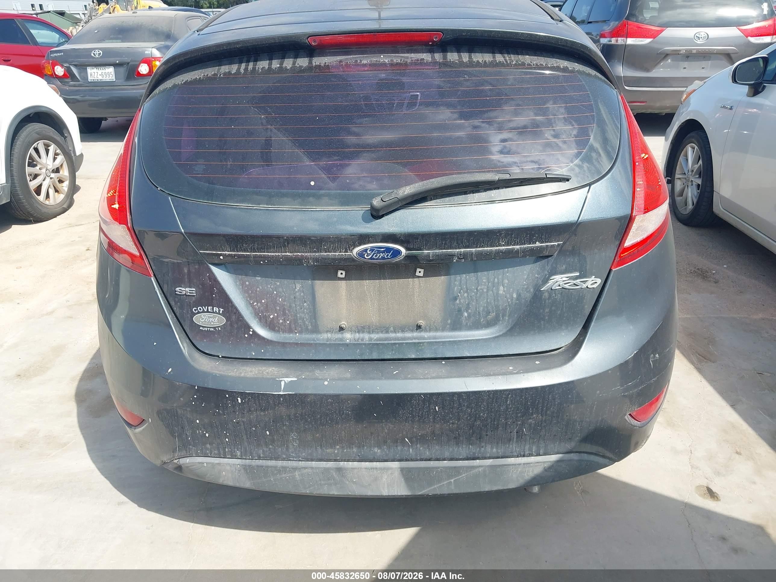 2011 Ford Fiesta Se Blue vin: 3FADP4EJ1BM145205
