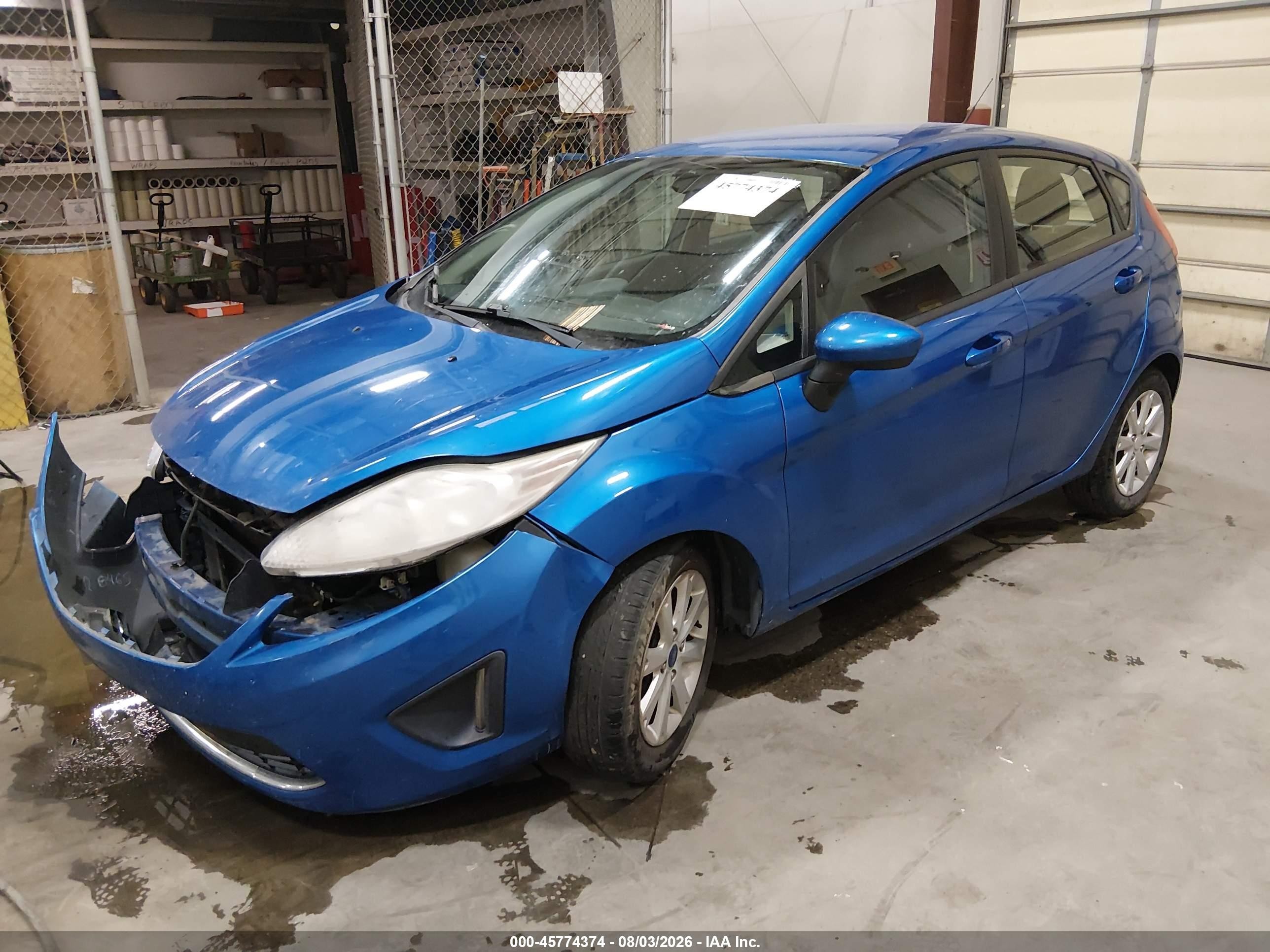 2011 Ford Fiesta Se Blue vin: 3FADP4EJ1BM161839