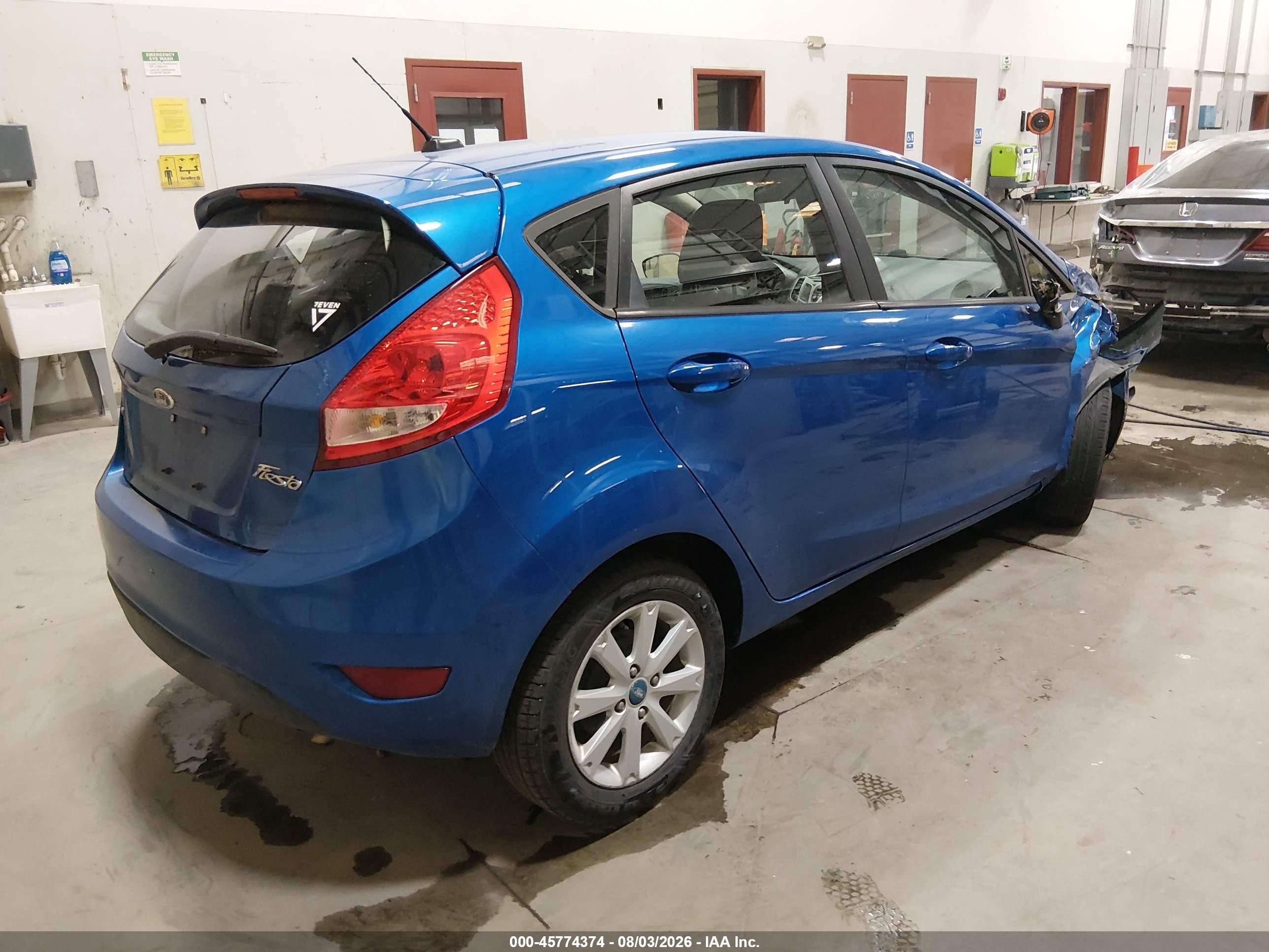 2011 Ford Fiesta Se Blue vin: 3FADP4EJ1BM161839