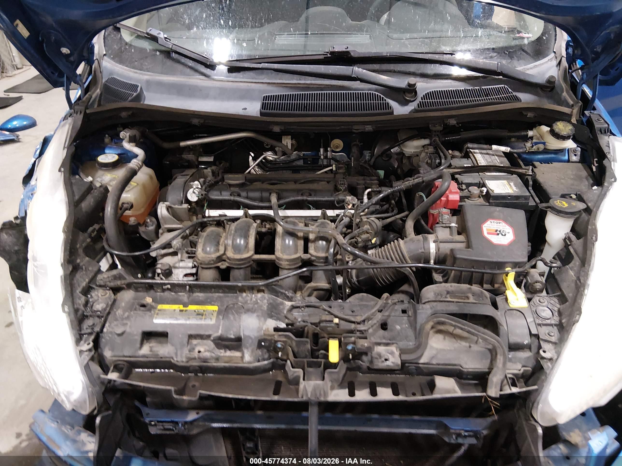 2011 Ford Fiesta Se Blue vin: 3FADP4EJ1BM161839