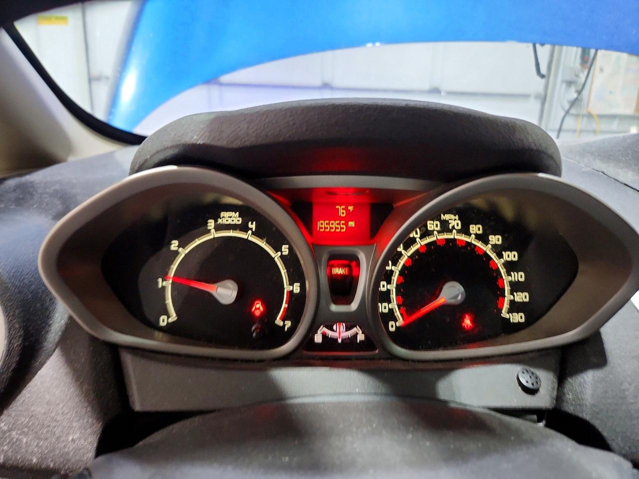 2011 Ford Fiesta Se Blue vin: 3FADP4EJ1BM173392