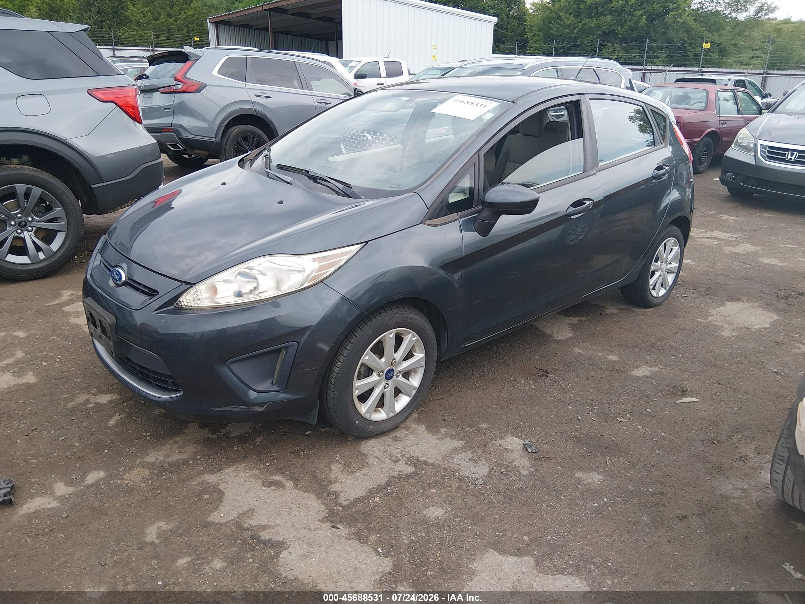 2011 Ford Fiesta Se Синий vin: 3FADP4EJ1BM195926