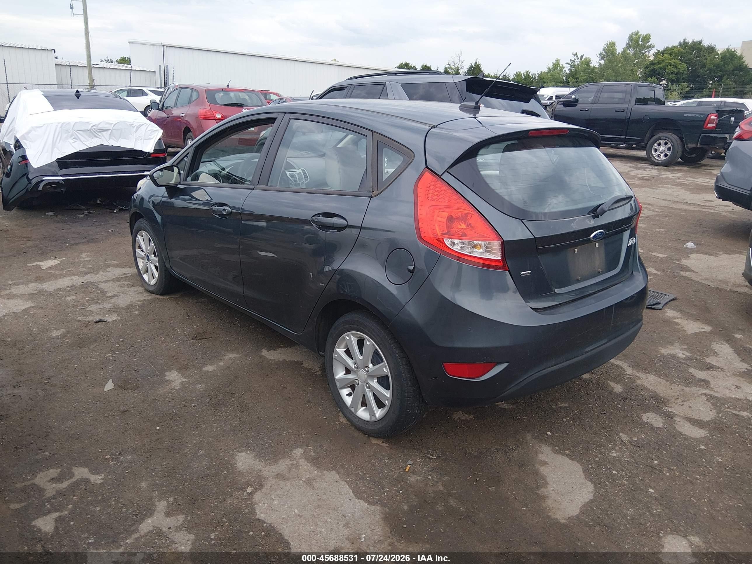 2011 Ford Fiesta Se Синий vin: 3FADP4EJ1BM195926