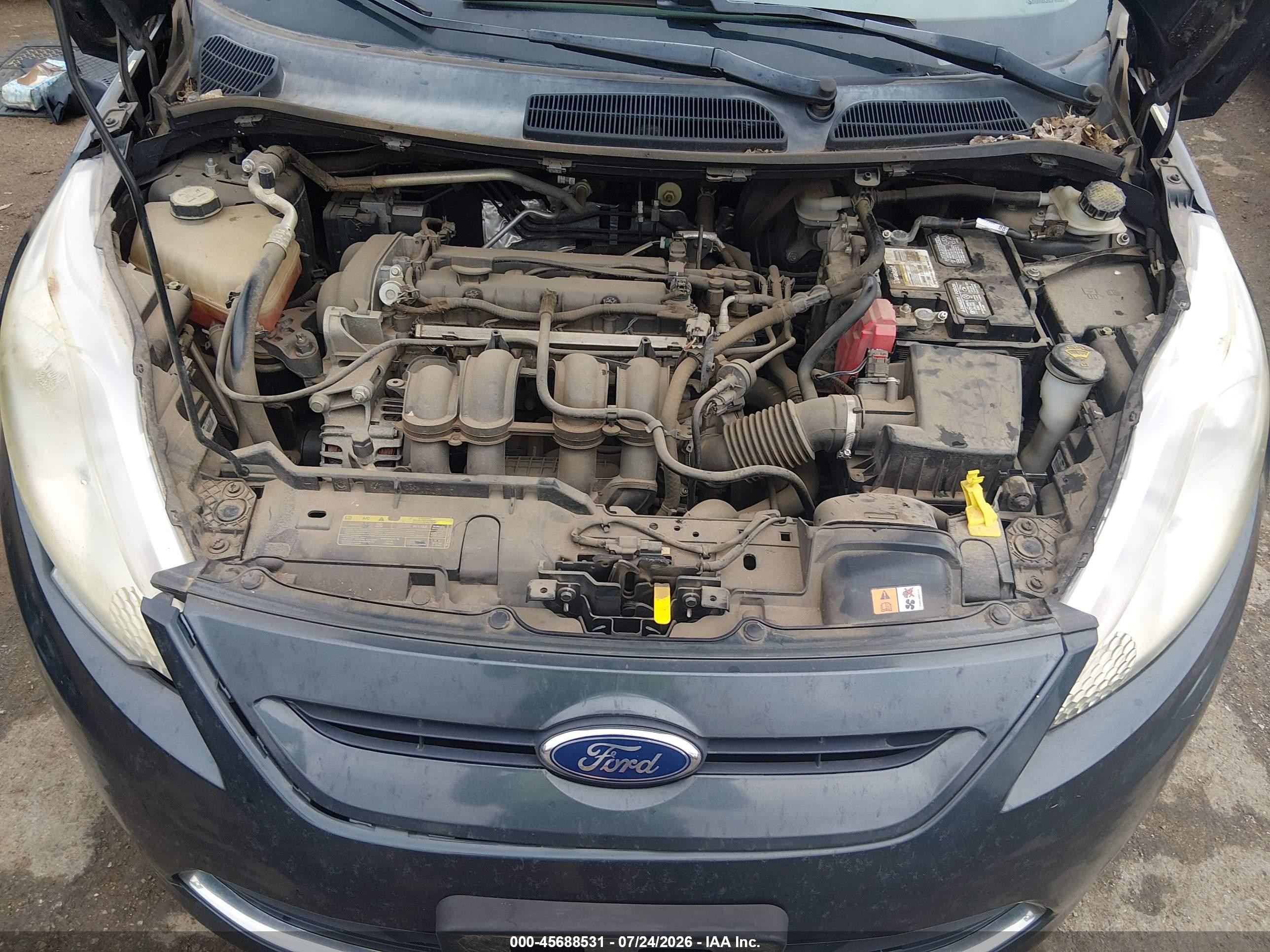 2011 Ford Fiesta Se Синий vin: 3FADP4EJ1BM195926