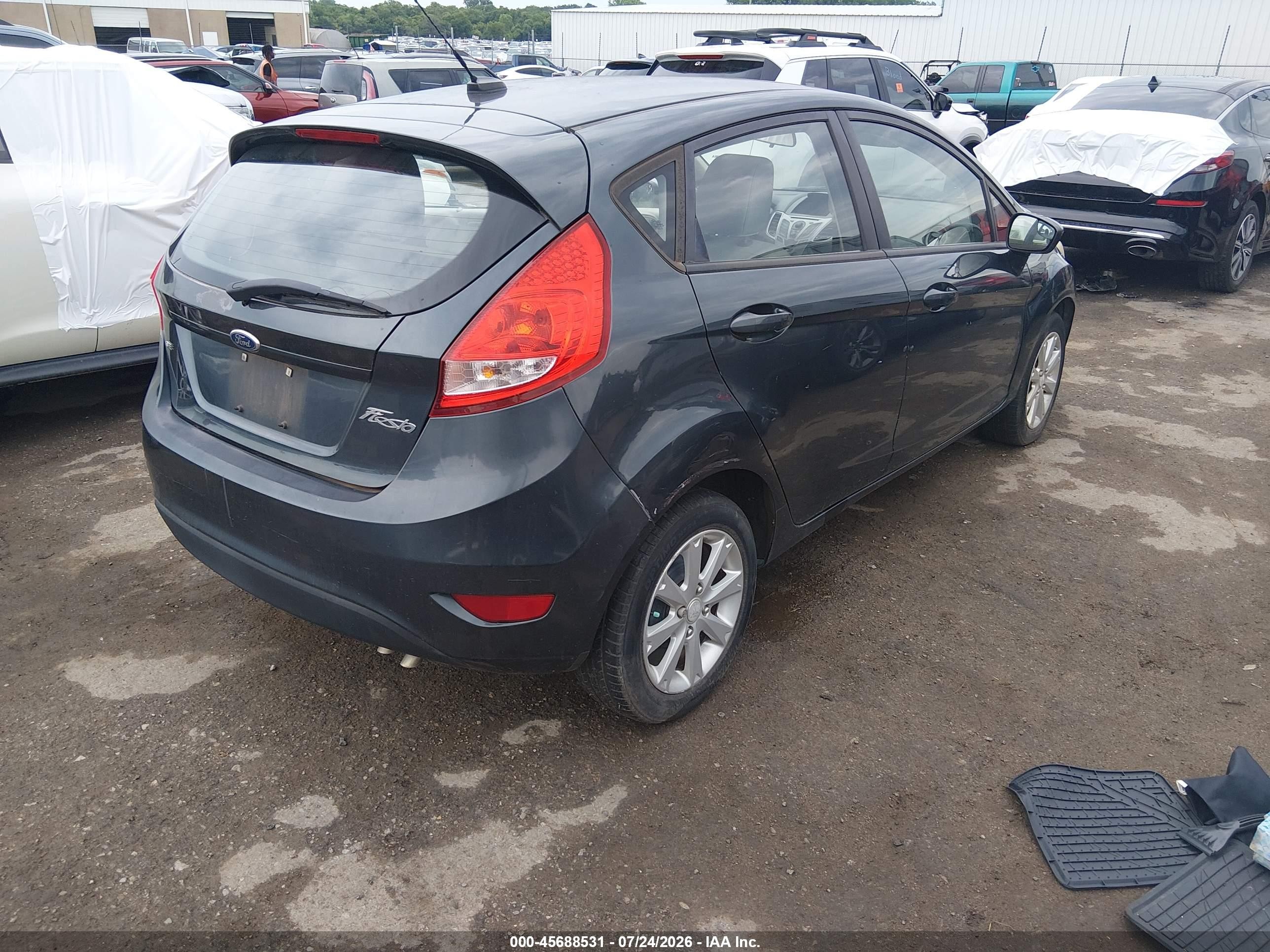 2011 Ford Fiesta Se Синий vin: 3FADP4EJ1BM195926