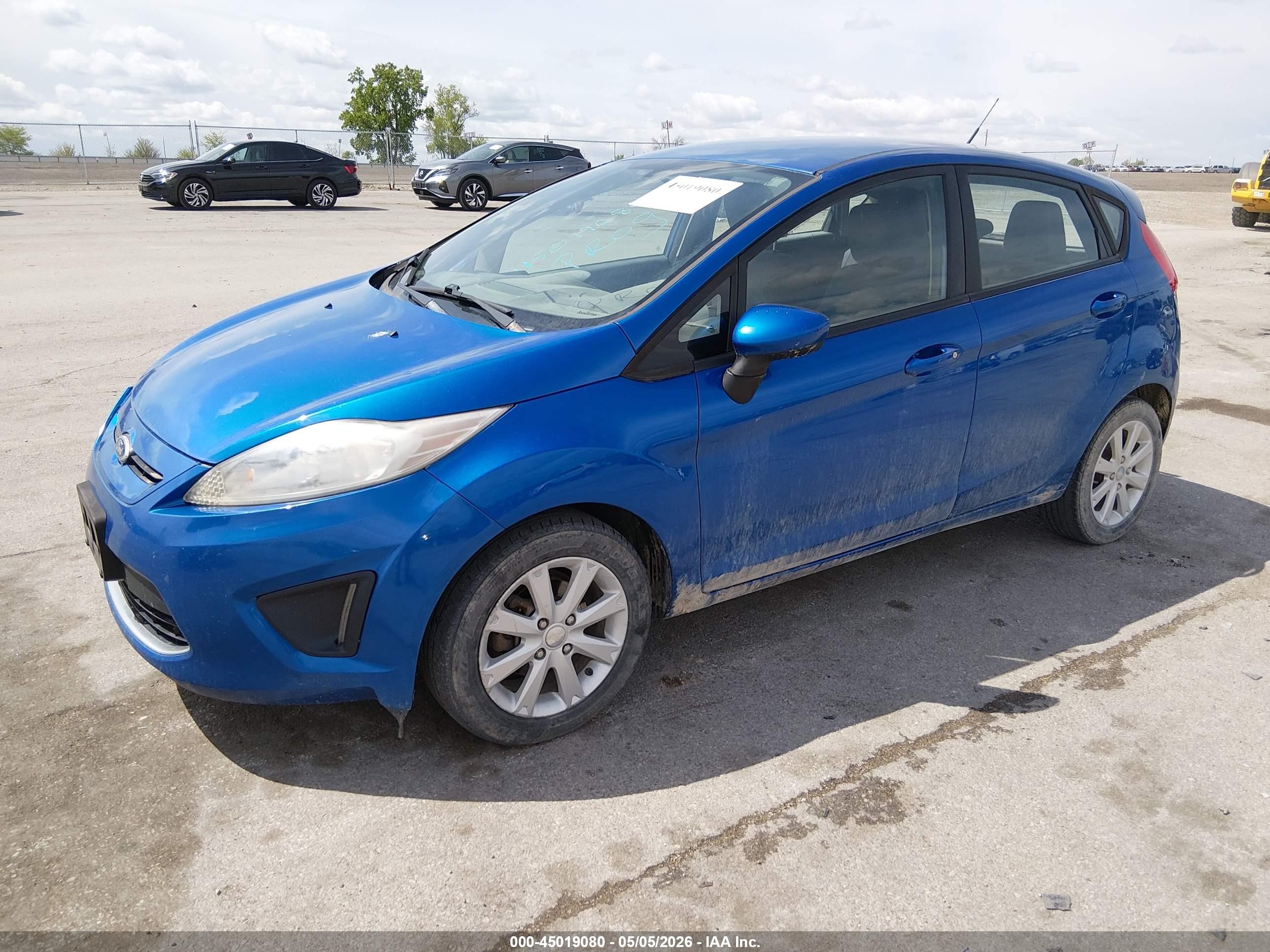 2011 Ford Fiesta Se Blue vin: 3FADP4EJ1BM196557