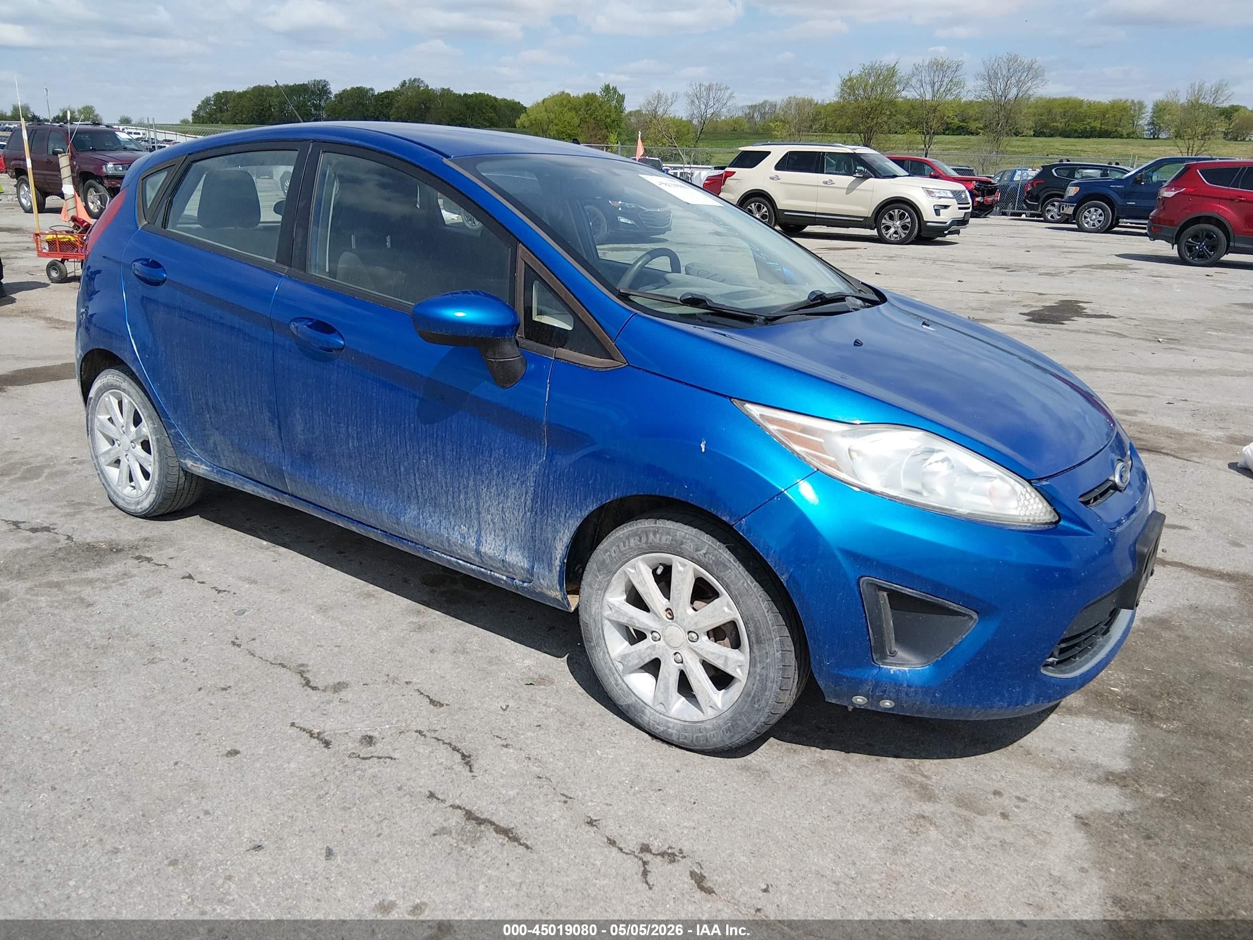 2011 Ford Fiesta Se Blue vin: 3FADP4EJ1BM196557