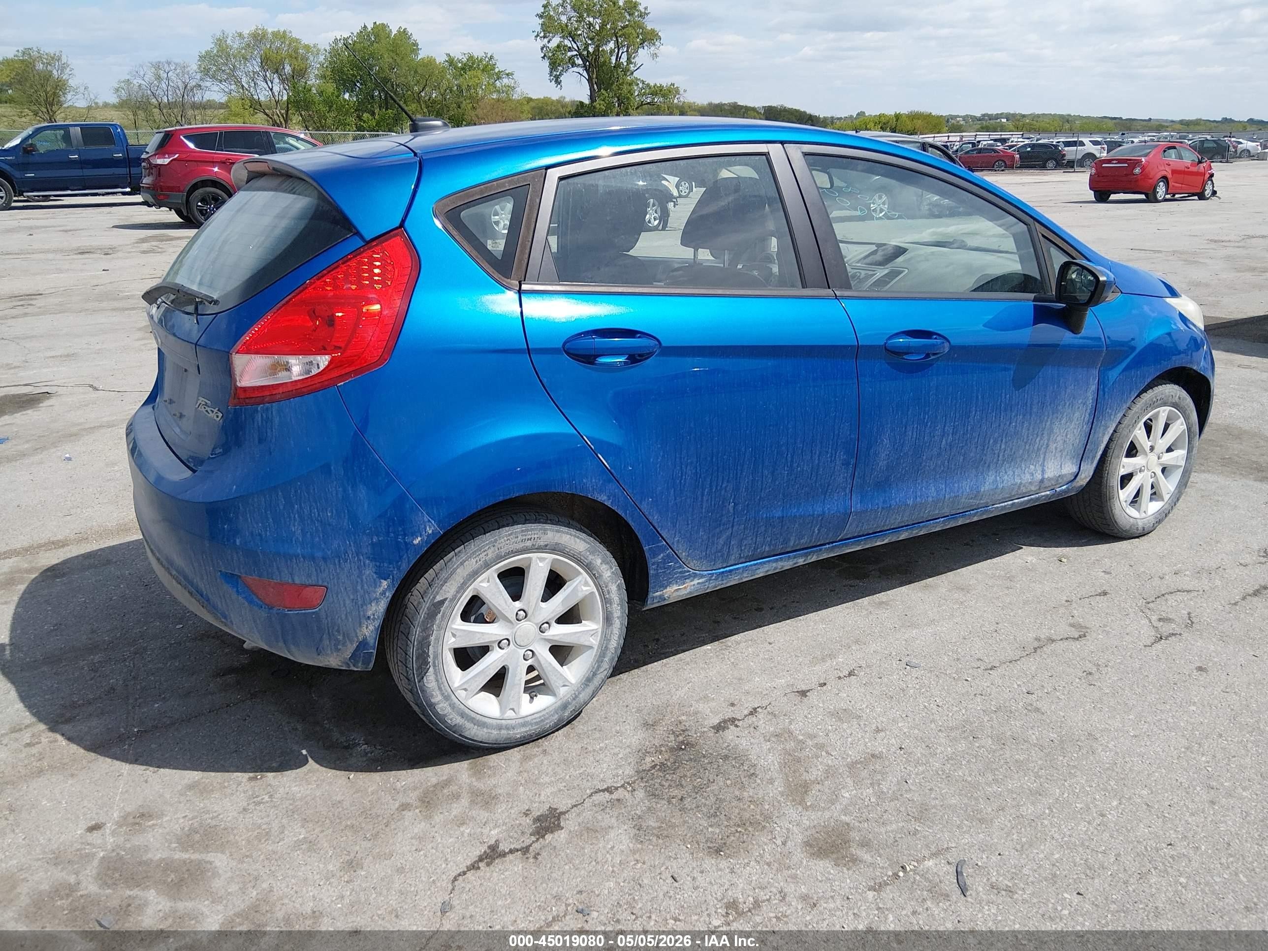 2011 Ford Fiesta Se Blue vin: 3FADP4EJ1BM196557