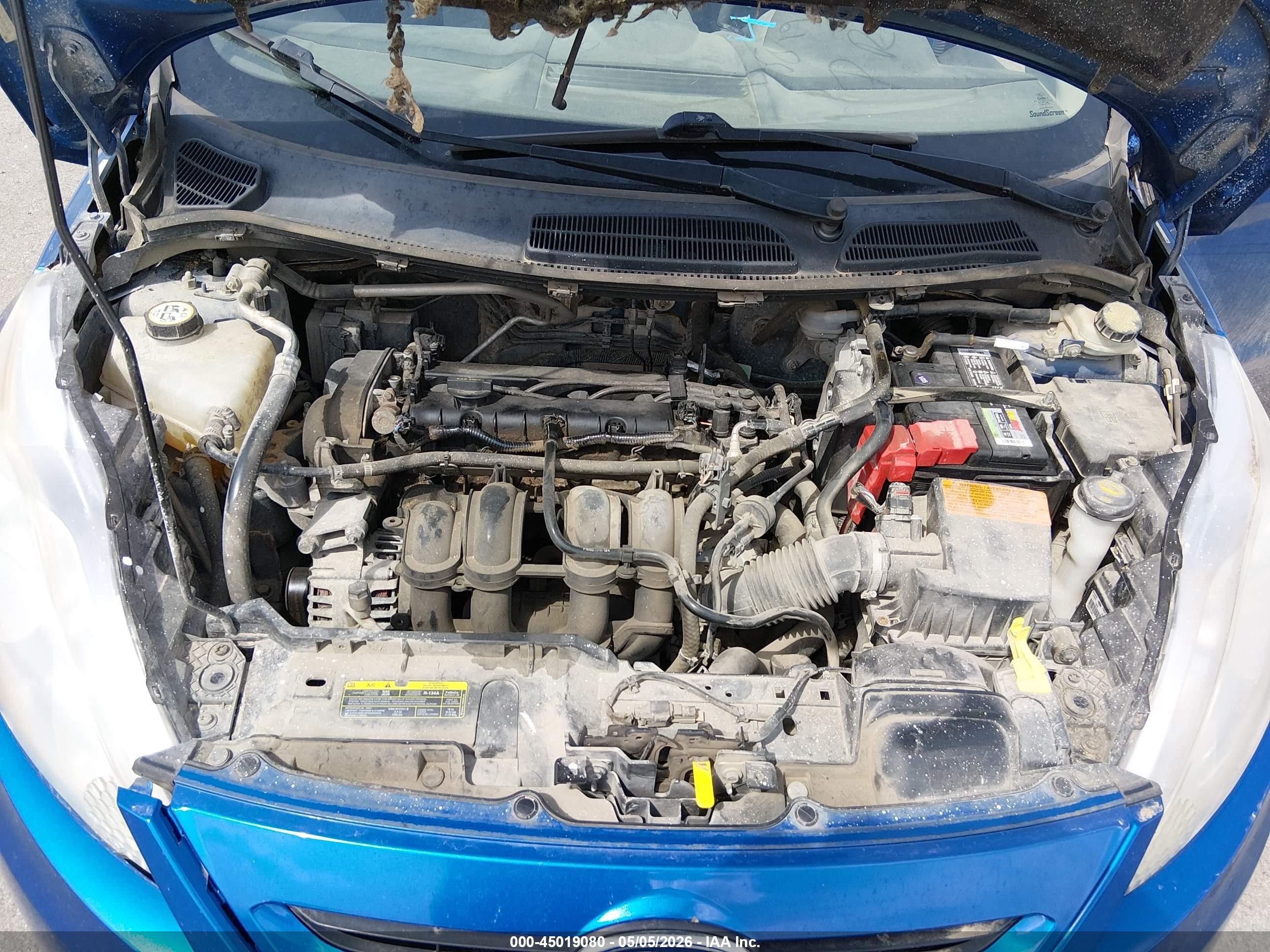 2011 Ford Fiesta Se Blue vin: 3FADP4EJ1BM196557