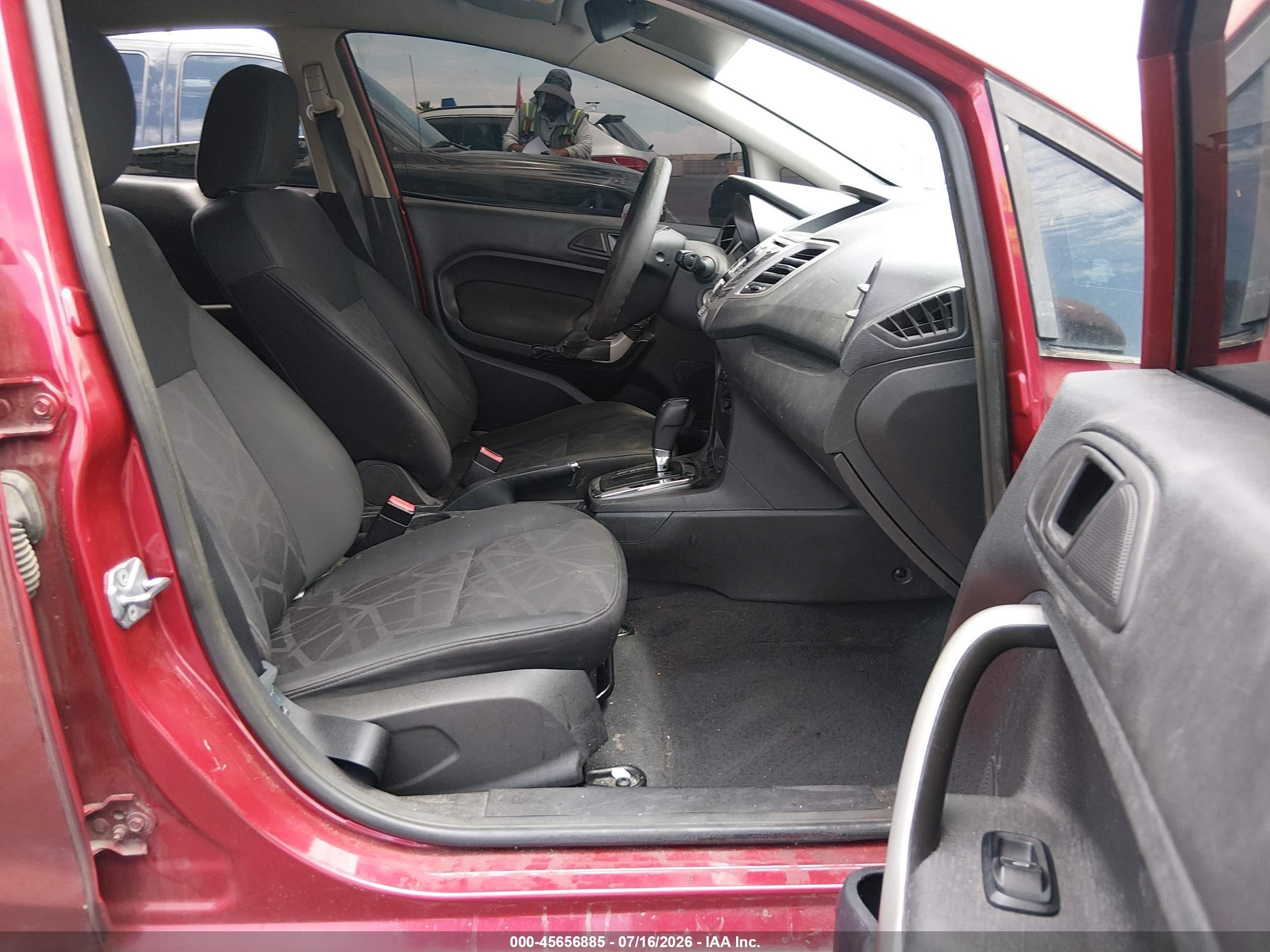 2011 Ford Fiesta Se Red vin: 3FADP4EJ1BM207721