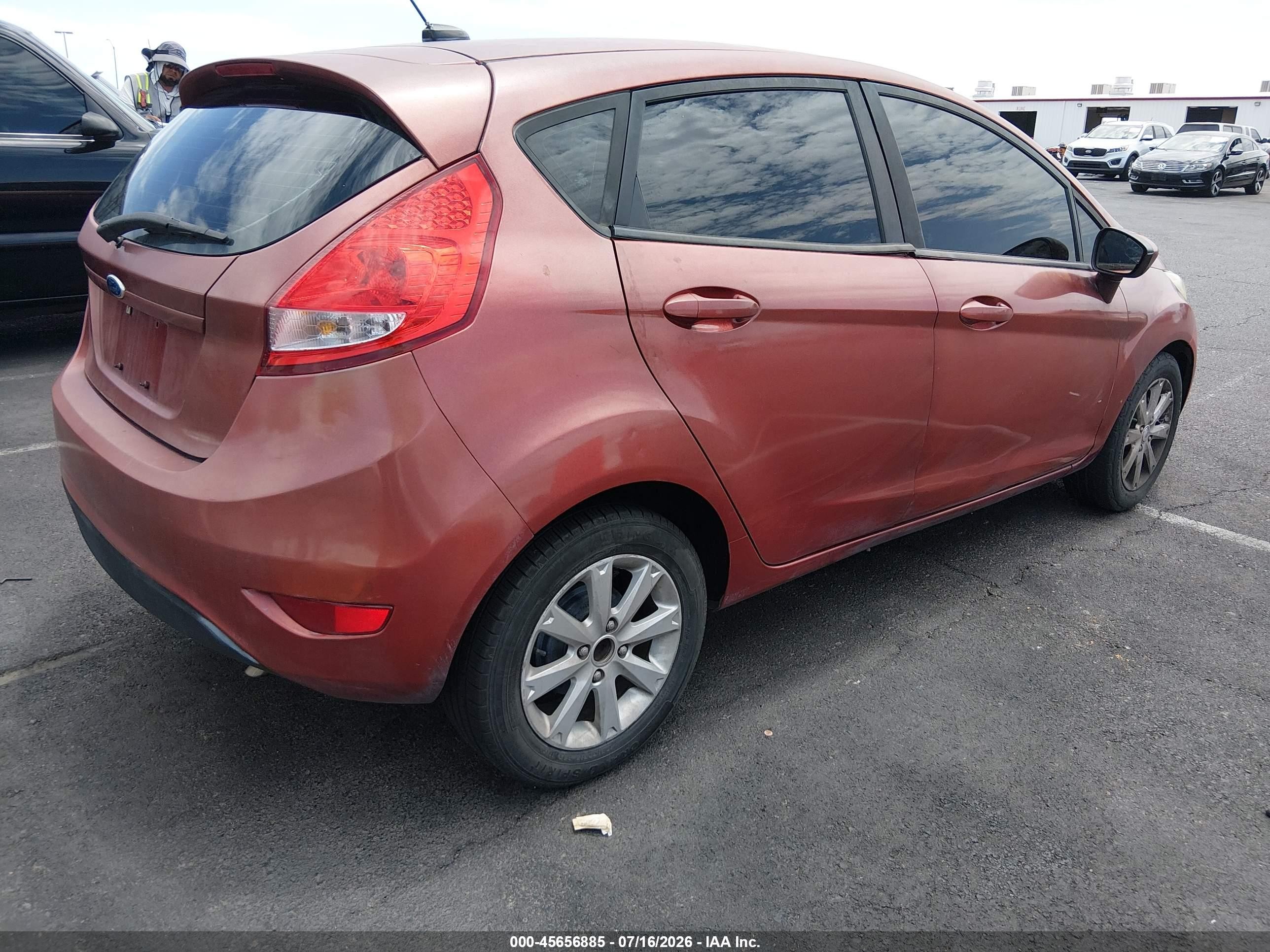 2011 Ford Fiesta Se Red vin: 3FADP4EJ1BM207721