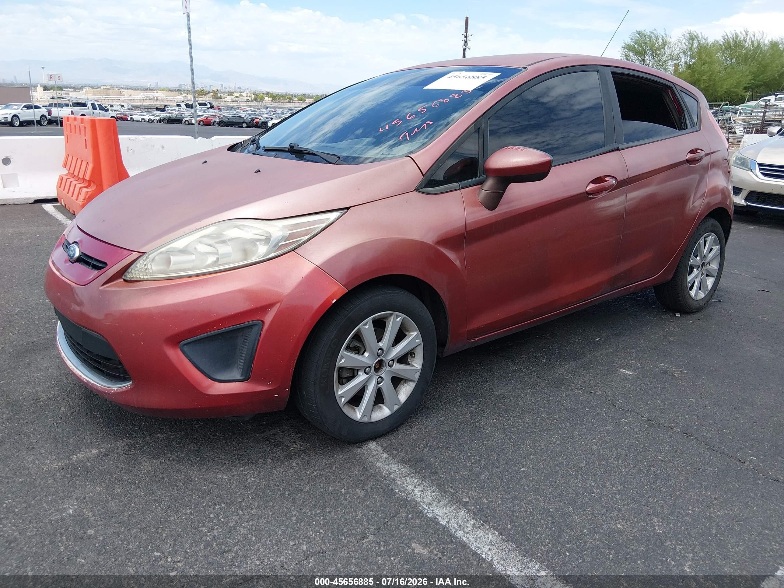 2011 Ford Fiesta Se Red vin: 3FADP4EJ1BM207721