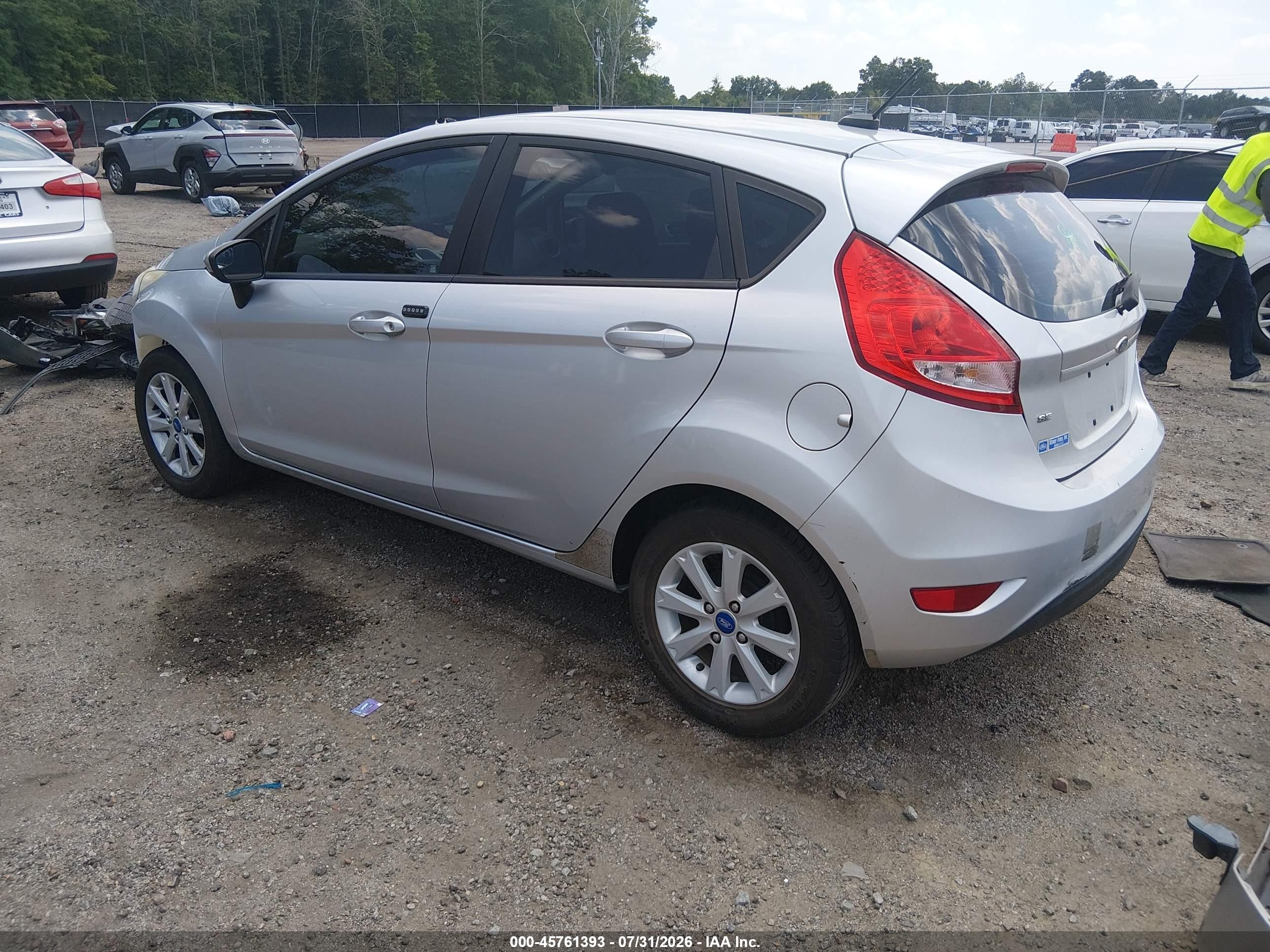 2011 Ford Fiesta Se Silver vin: 3FADP4EJ1BM227676