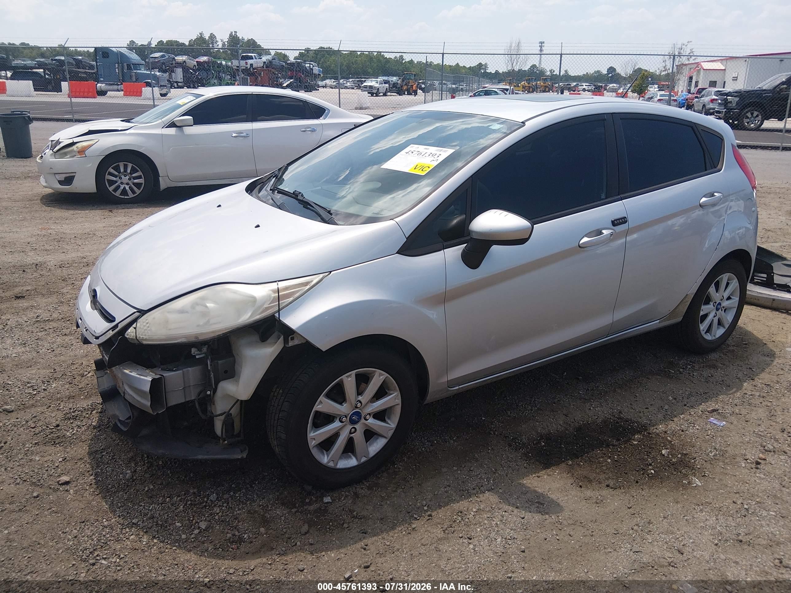 2011 Ford Fiesta Se Silver vin: 3FADP4EJ1BM227676