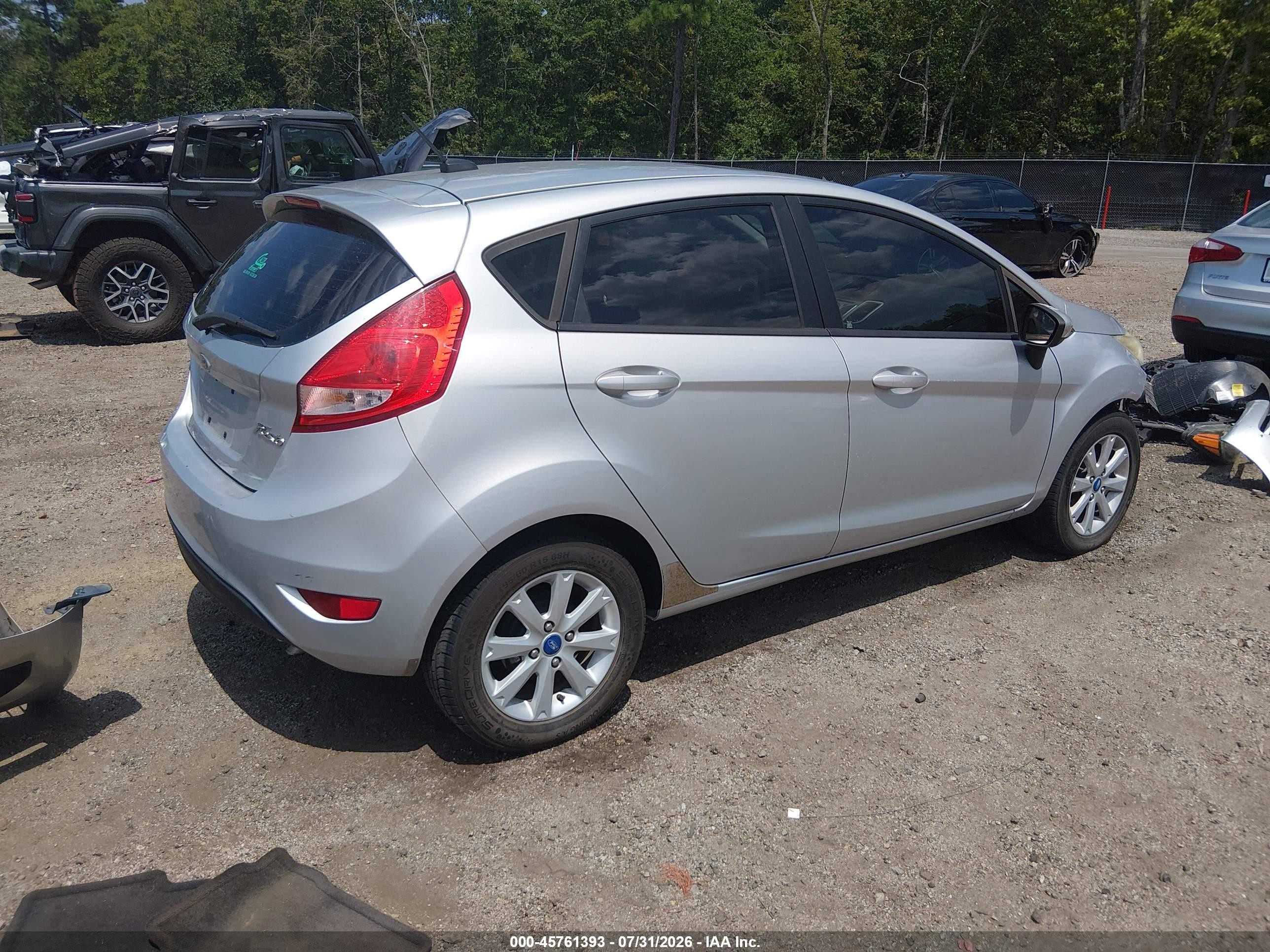 2011 Ford Fiesta Se Silver vin: 3FADP4EJ1BM227676