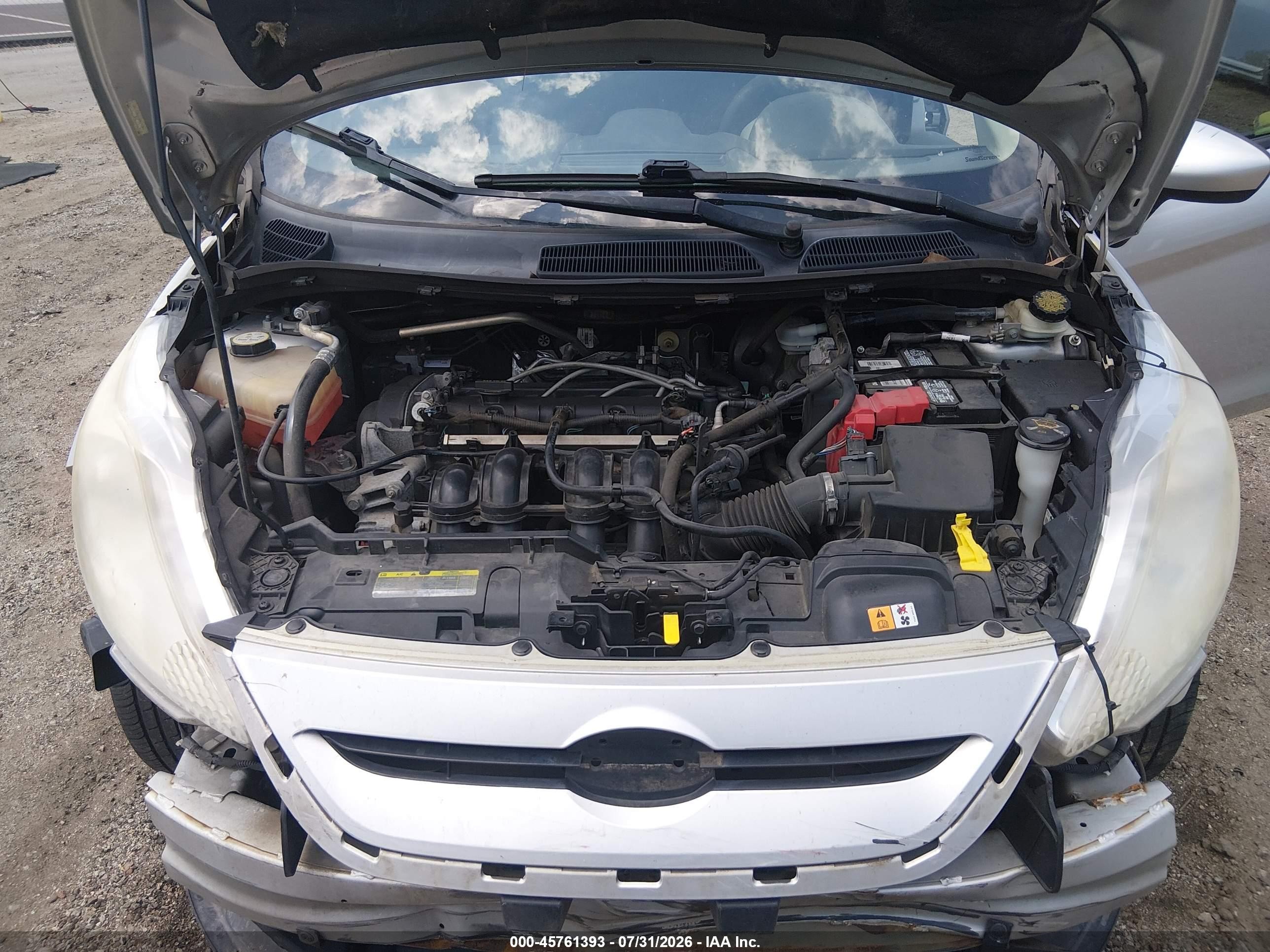 2011 Ford Fiesta Se Silver vin: 3FADP4EJ1BM227676