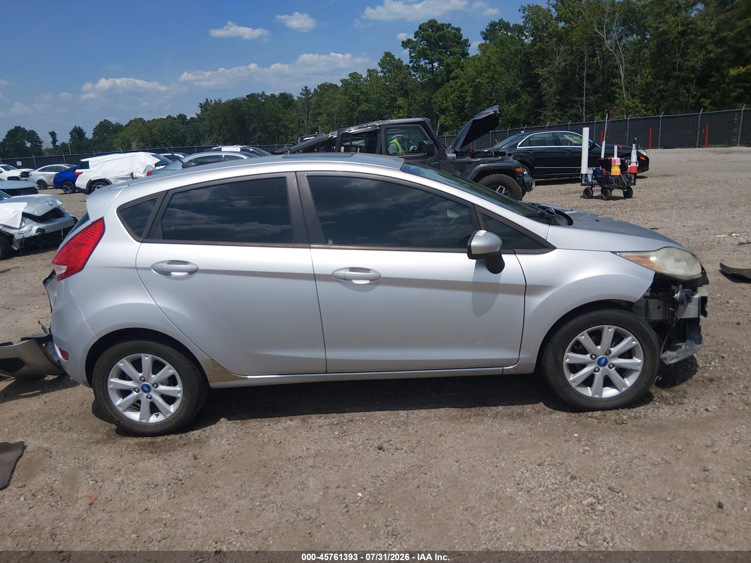 2011 Ford Fiesta Se Silver vin: 3FADP4EJ1BM227676