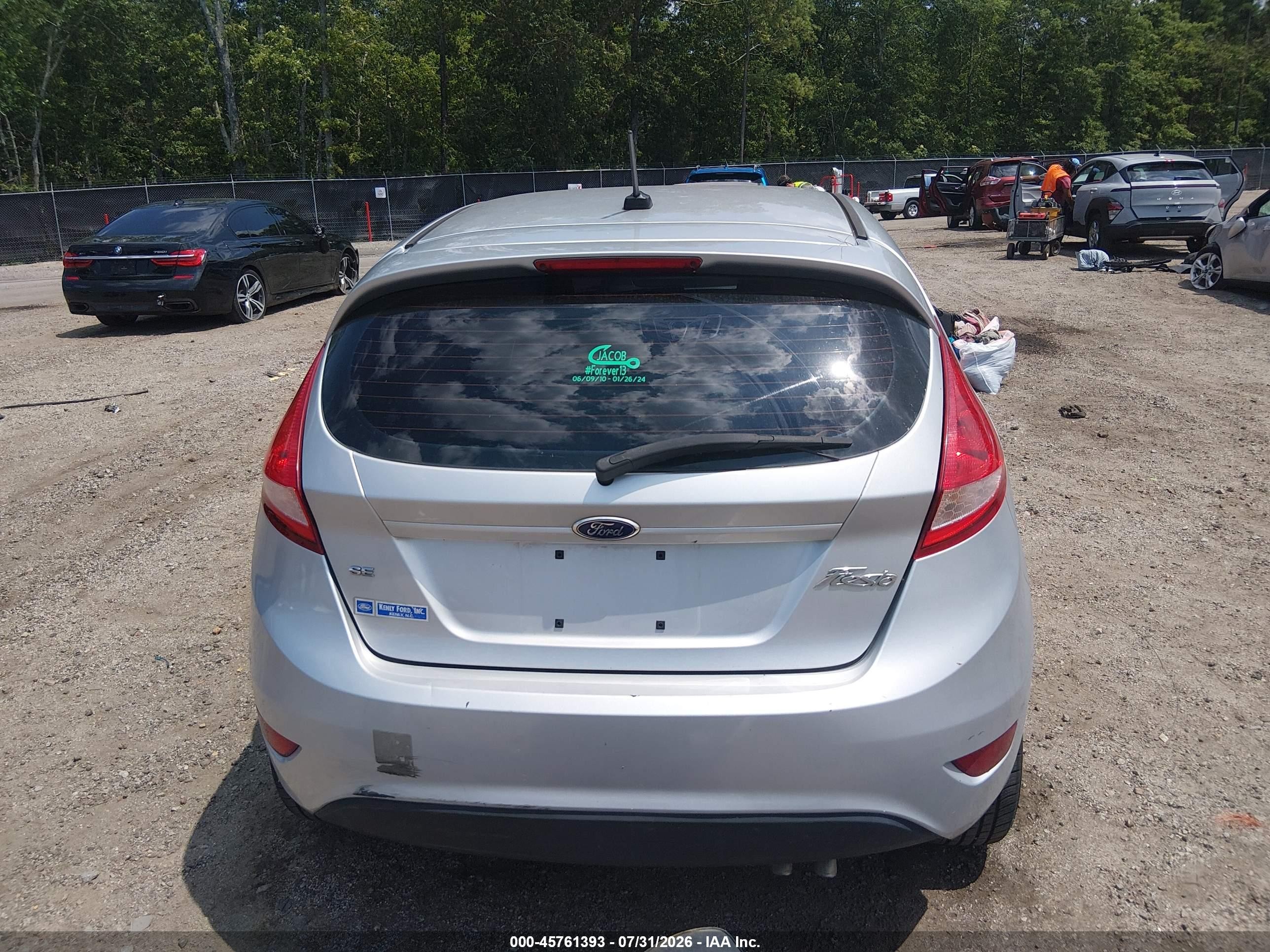 2011 Ford Fiesta Se Silver vin: 3FADP4EJ1BM227676