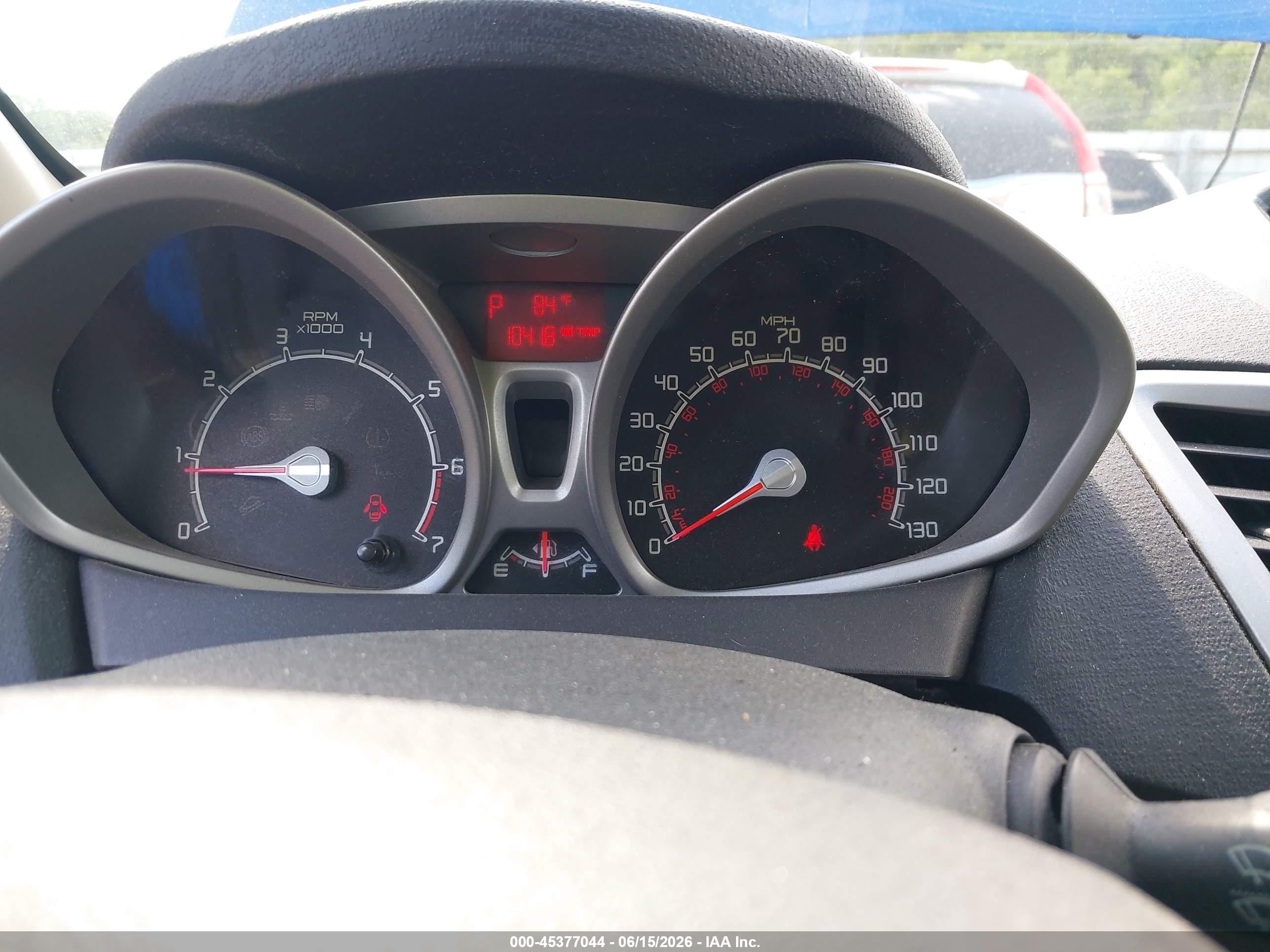 2011 Ford Fiesta Se Синий vin: 3FADP4EJ1BM232697